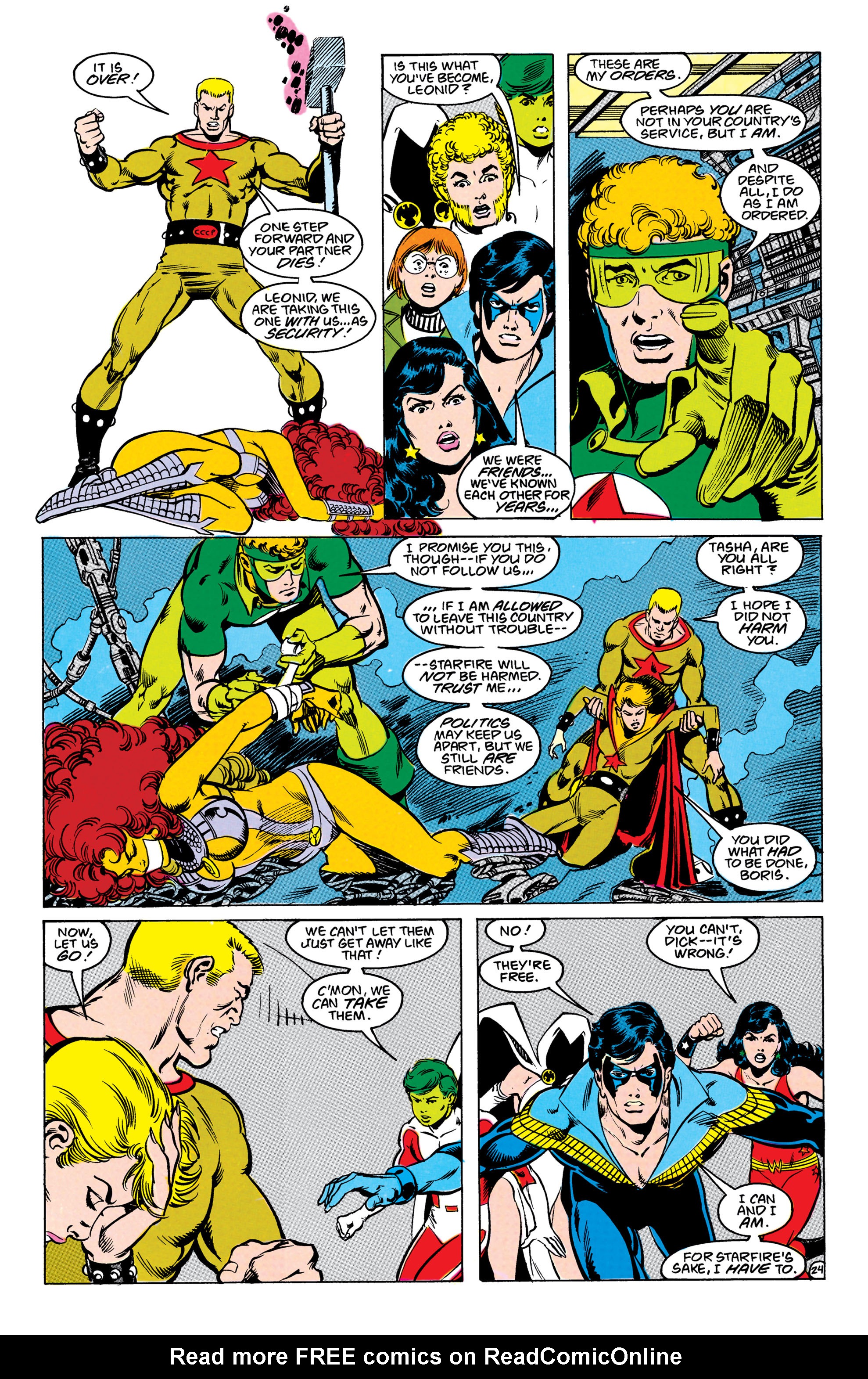 Read online The New Teen Titans (1984) comic -  Issue #48 - 25