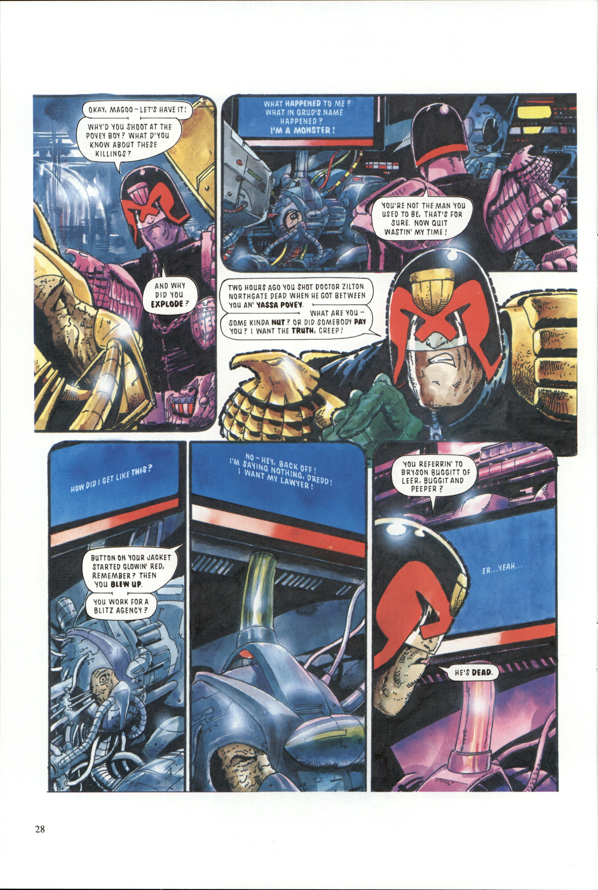 Read online Dredd Rules! comic -  Issue #19 - 30