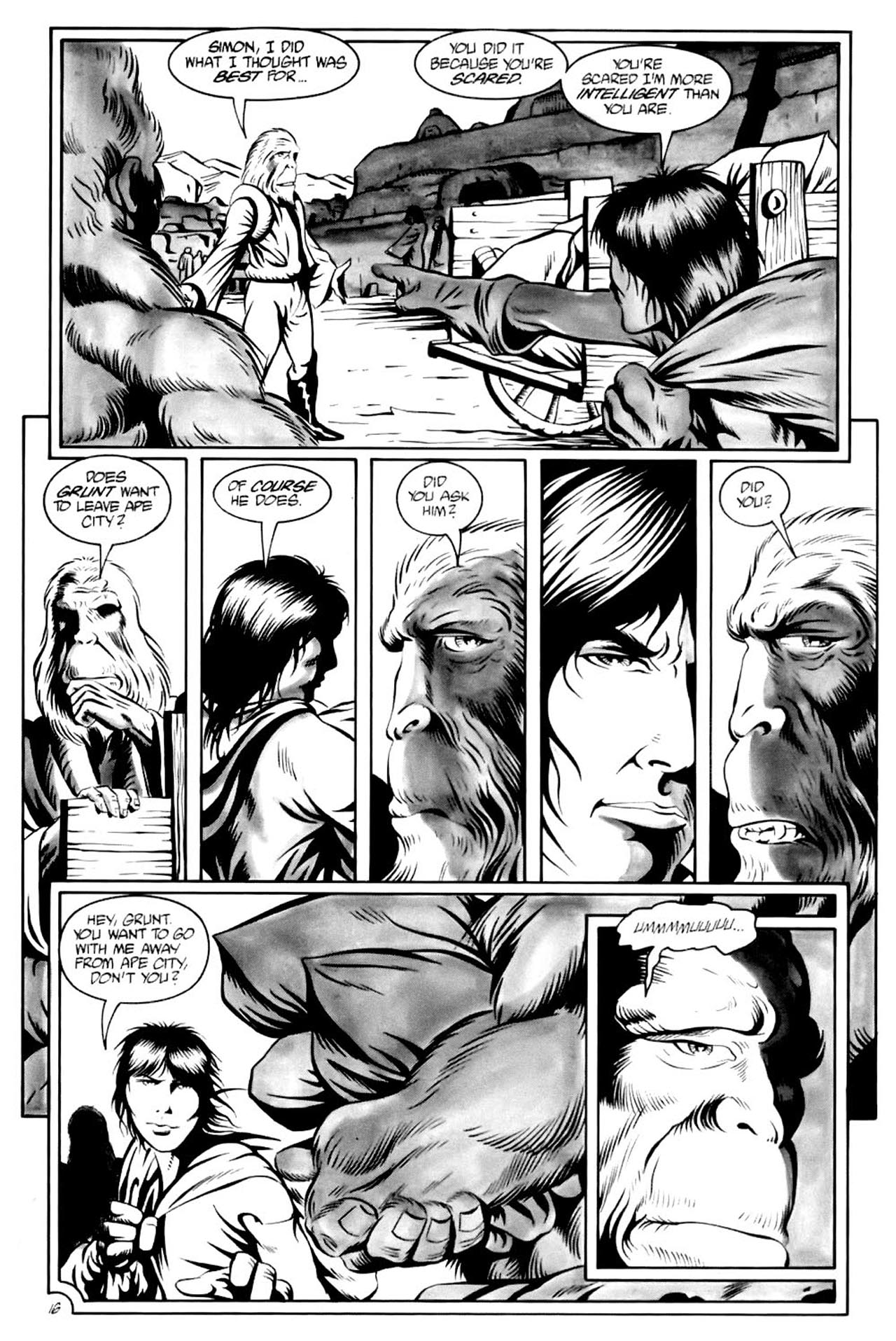 Read online Planet of the Apes (1990) comic -  Issue #5 - 18