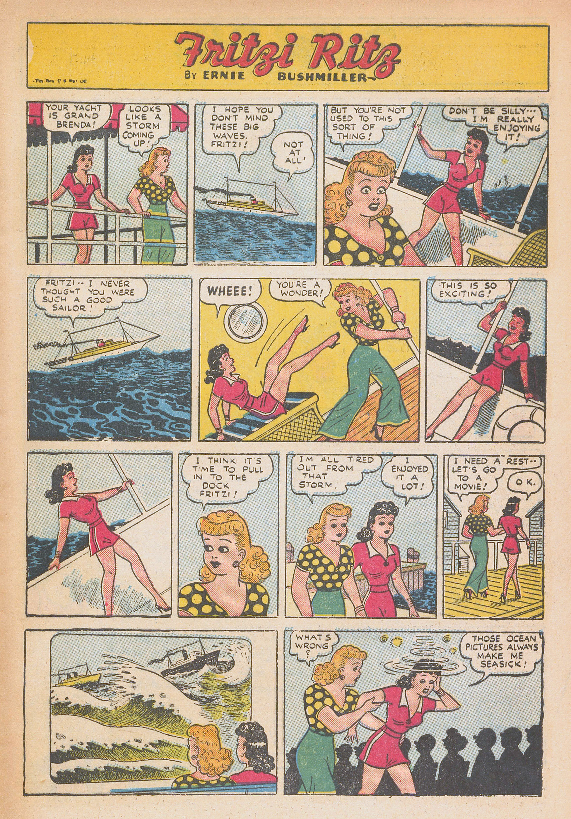 Read online Fritzi Ritz (1953) comic -  Issue #44 - 3