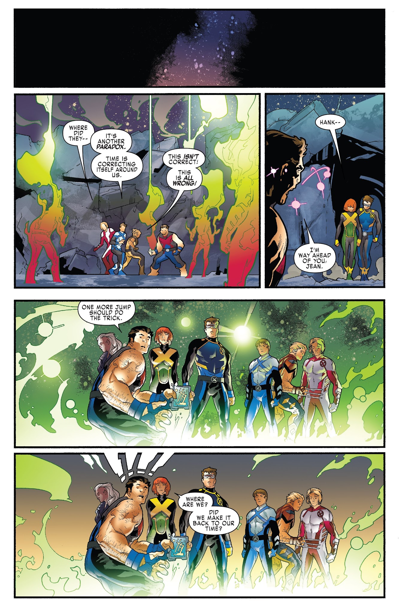Read online X-Men: Blue comic -  Issue #18 - 19