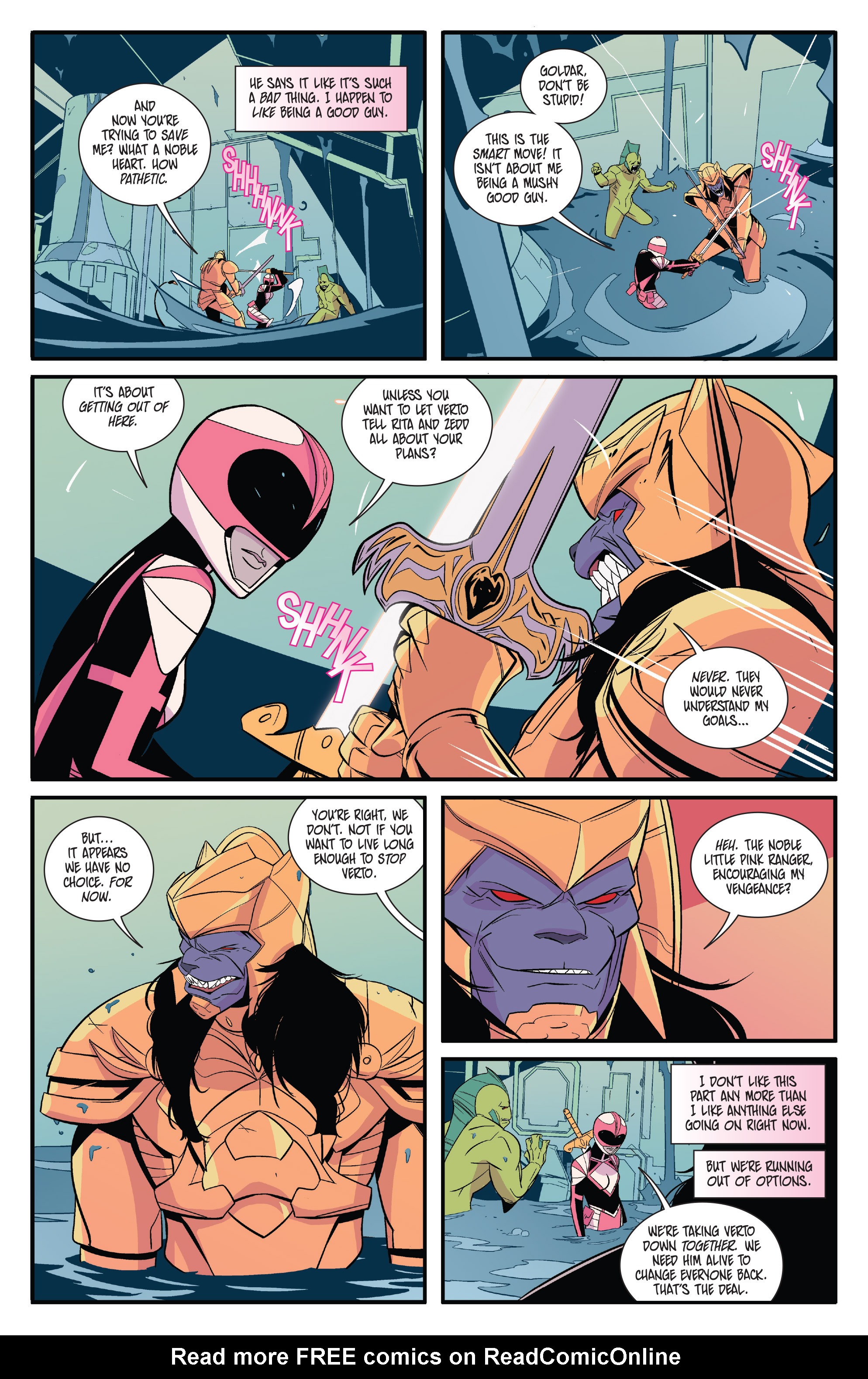 Read online Mighty Morphin Power Rangers: Pink comic -  Issue #4 - 5