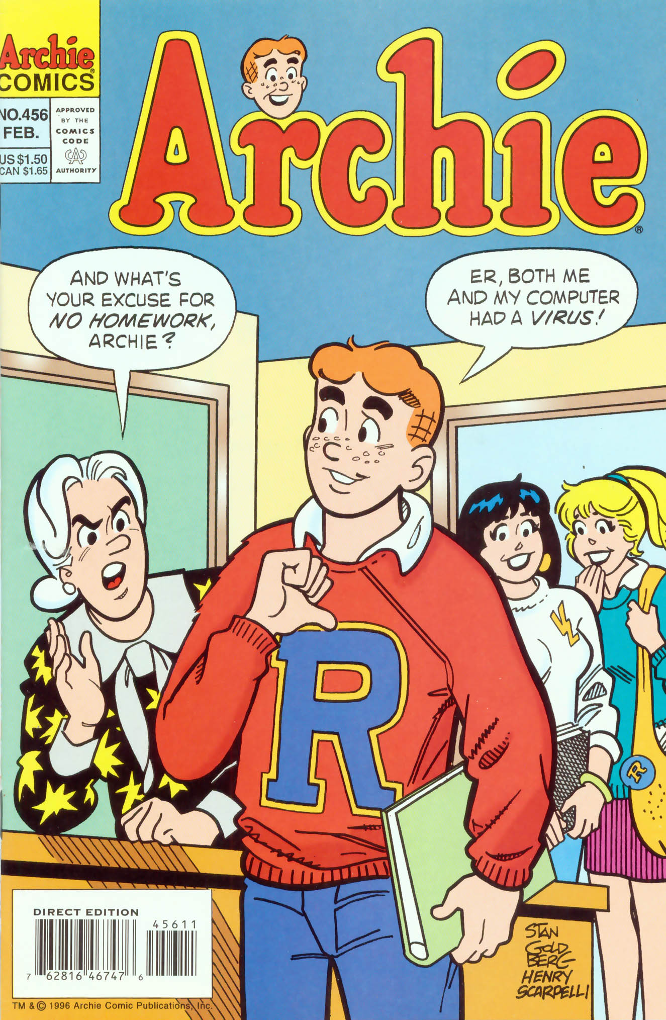 Read online Archie (1960) comic -  Issue #456 - 1