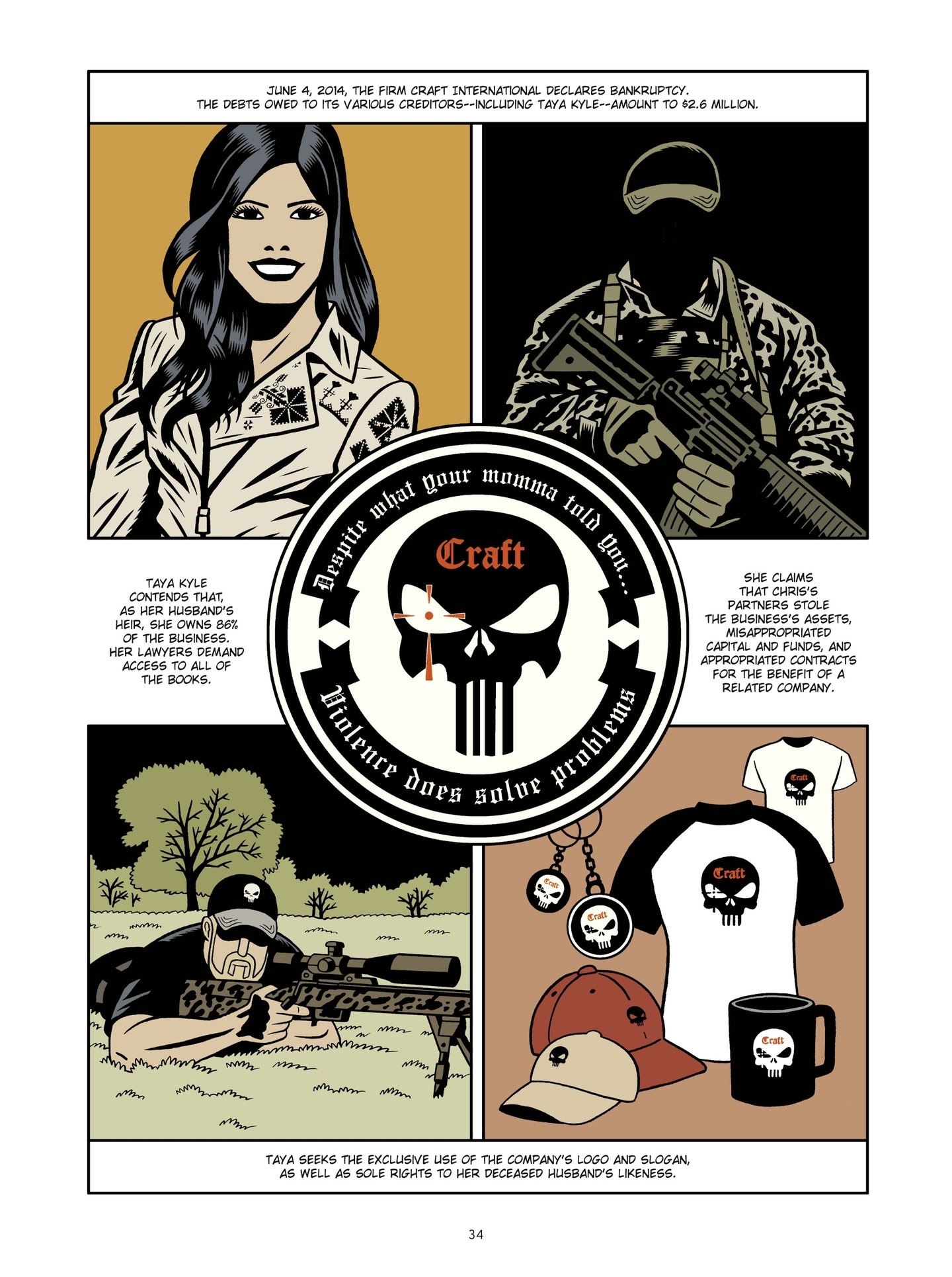Read online The Man Who Shot Chris Kyle: An American Legend comic -  Issue # TPB 2 - 34