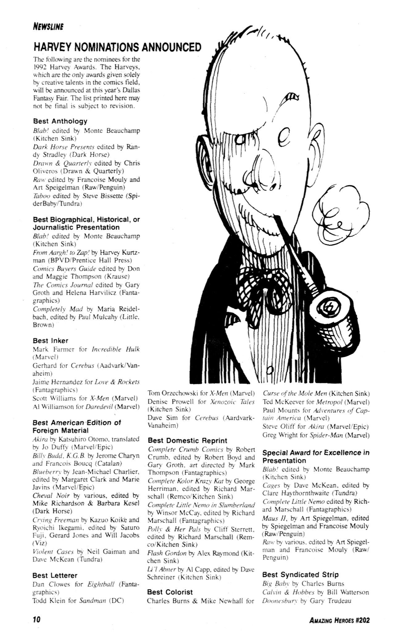 Read online Amazing Heroes comic -  Issue #202 - 9