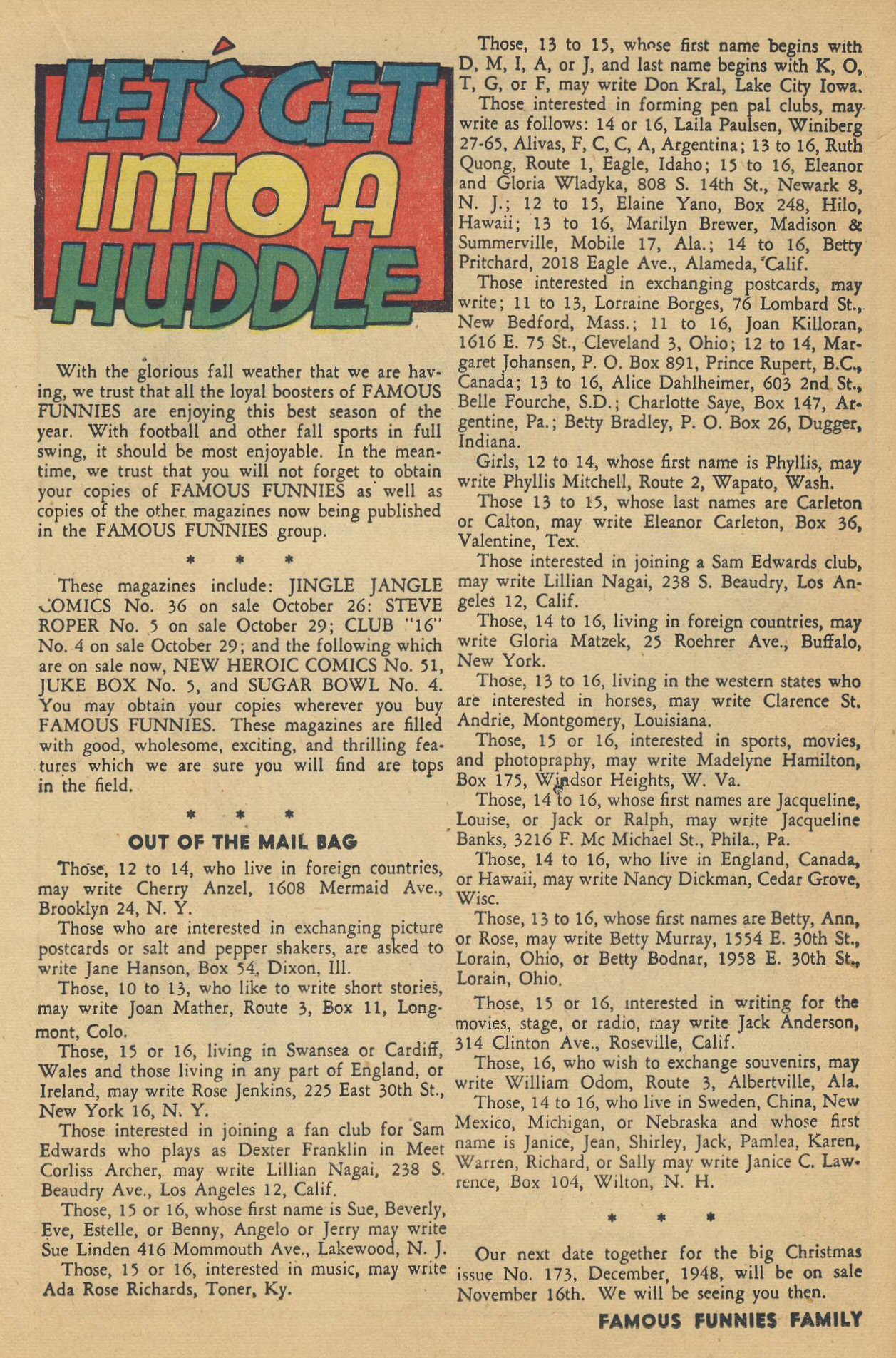 Read online Famous Funnies comic -  Issue #172 - 17