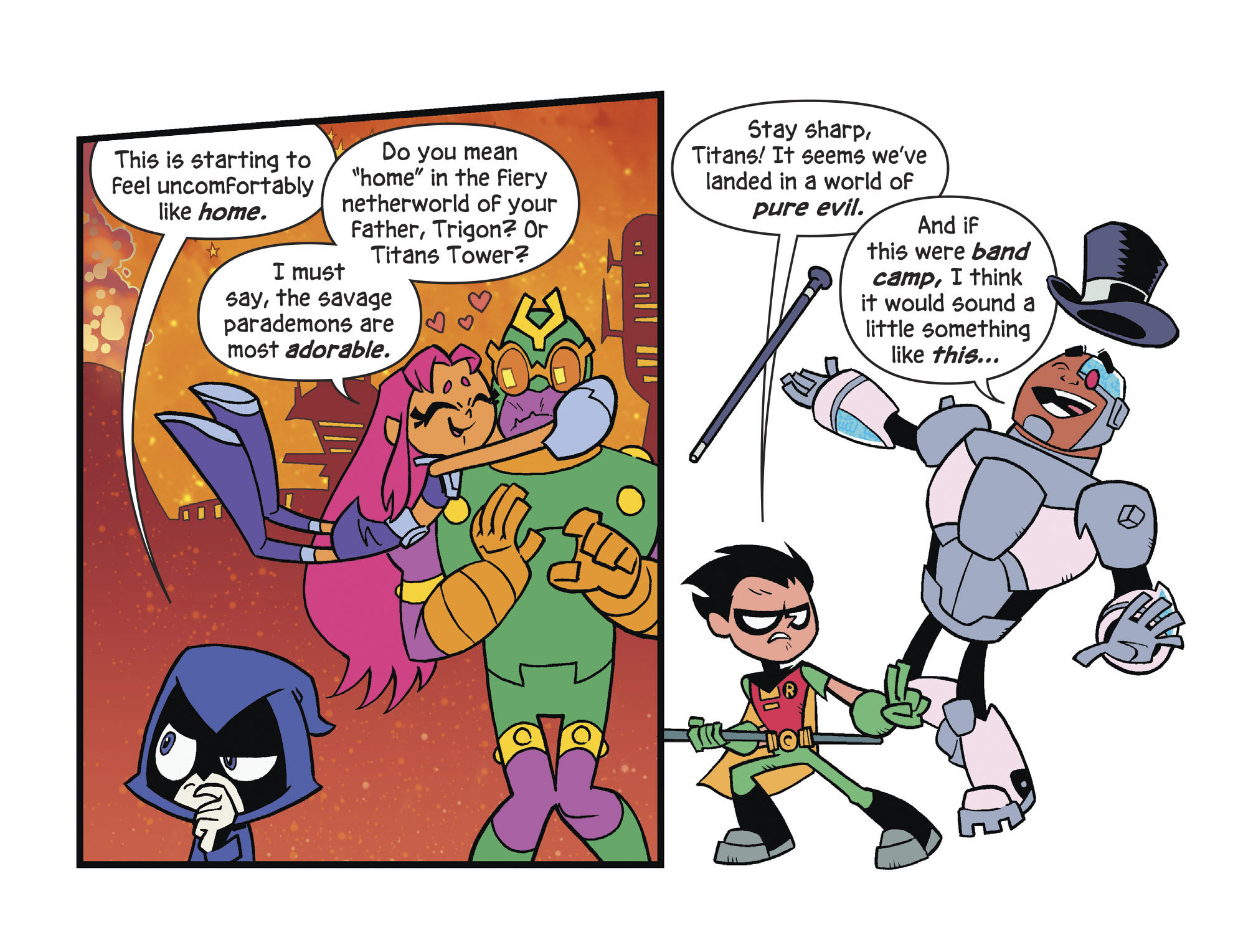 Read online Teen Titans Go! To Camp comic -  Issue #3 - 8