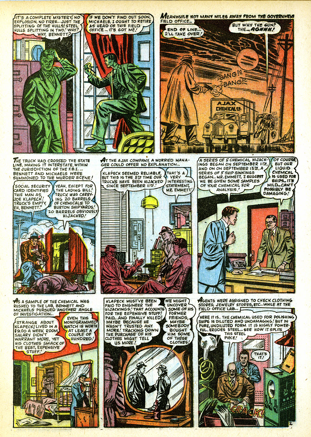 Read online Spy Cases comic -  Issue #8 - 14