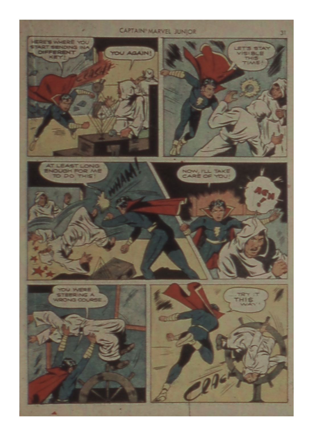Read online Captain Marvel, Jr. comic -  Issue #4 - 32