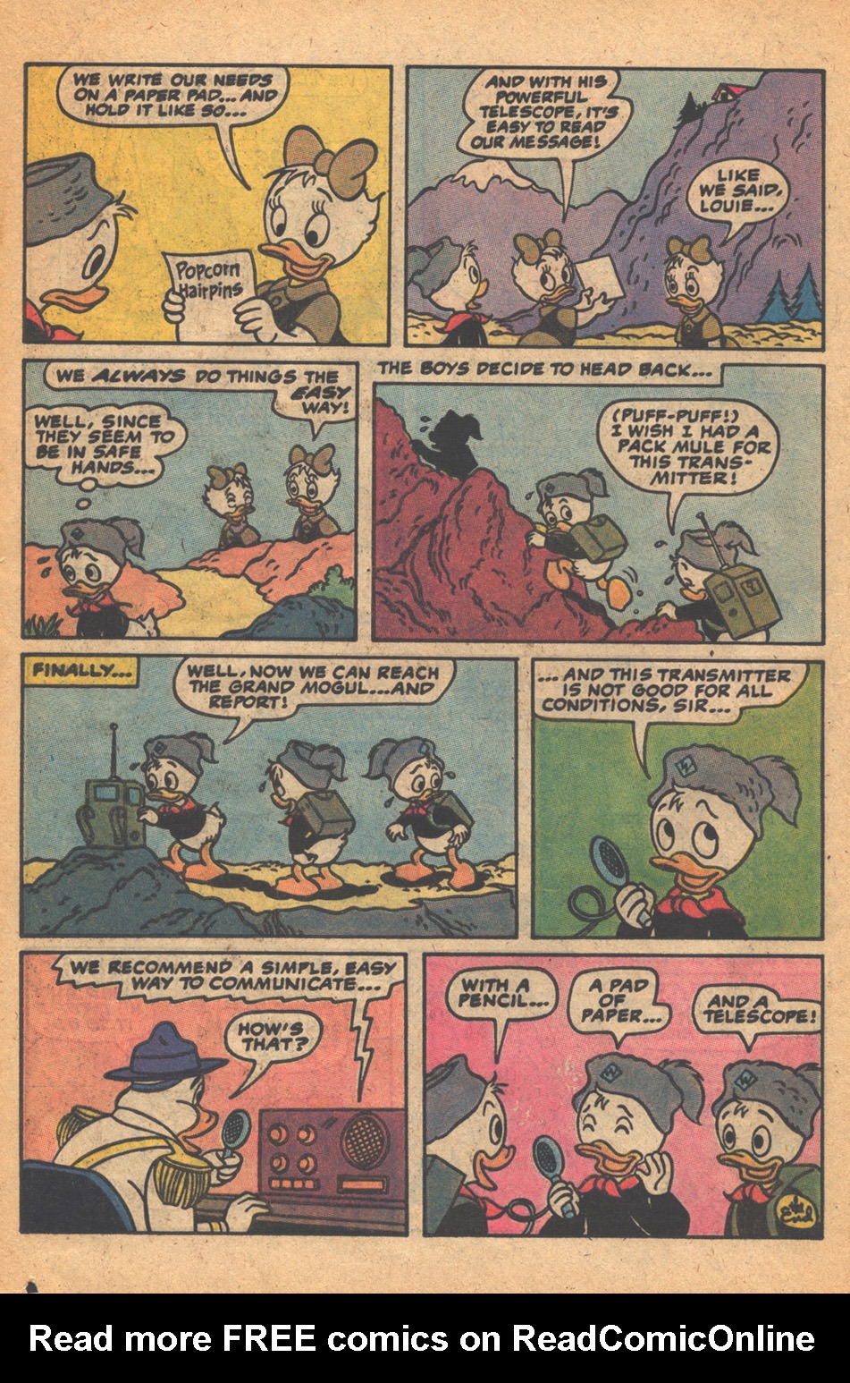 Read online Huey, Dewey, and Louie Junior Woodchucks comic -  Issue #77 - 24