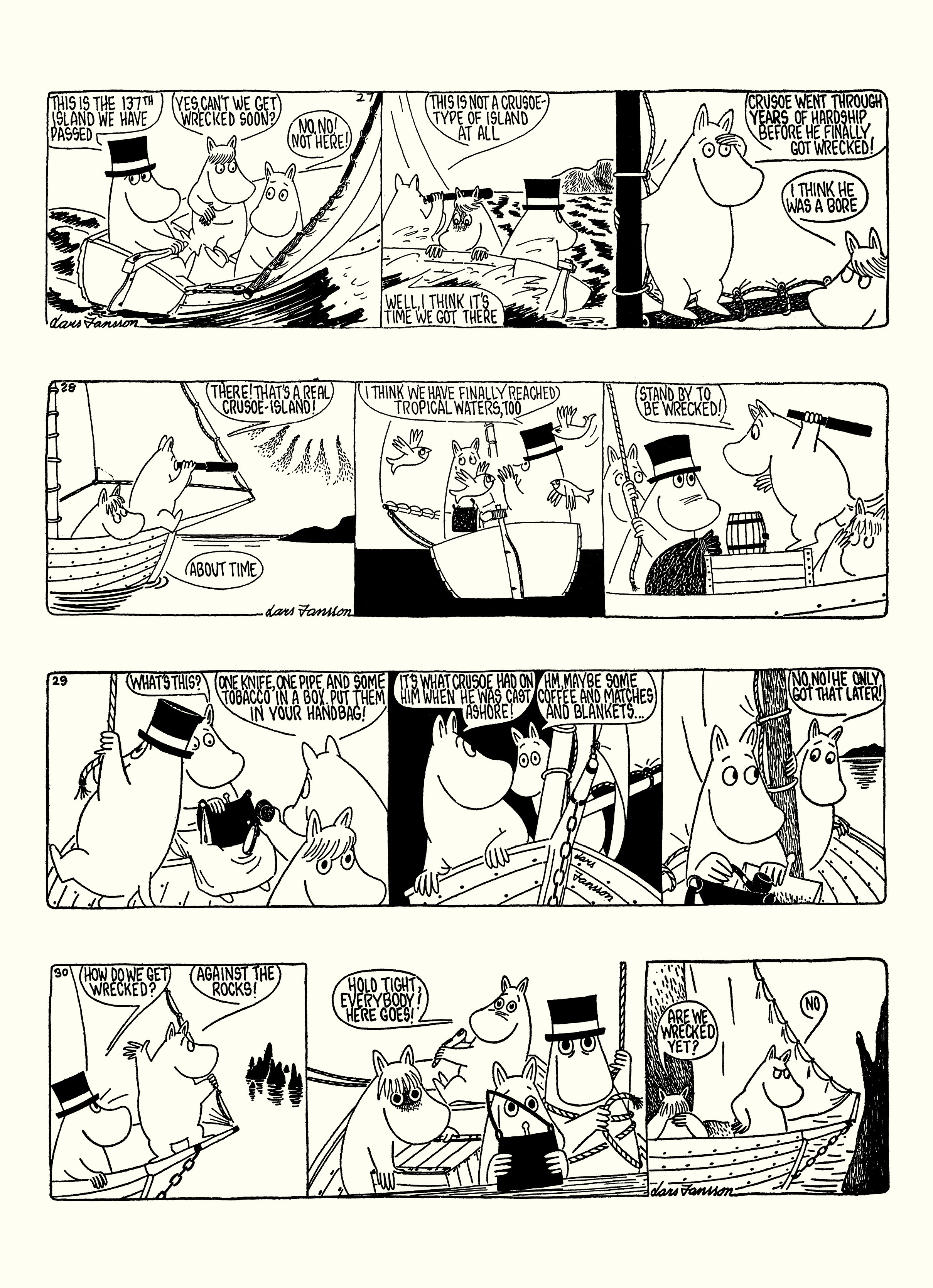 Read online Moomin: The Complete Lars Jansson Comic Strip comic -  Issue # TPB 8 - 12