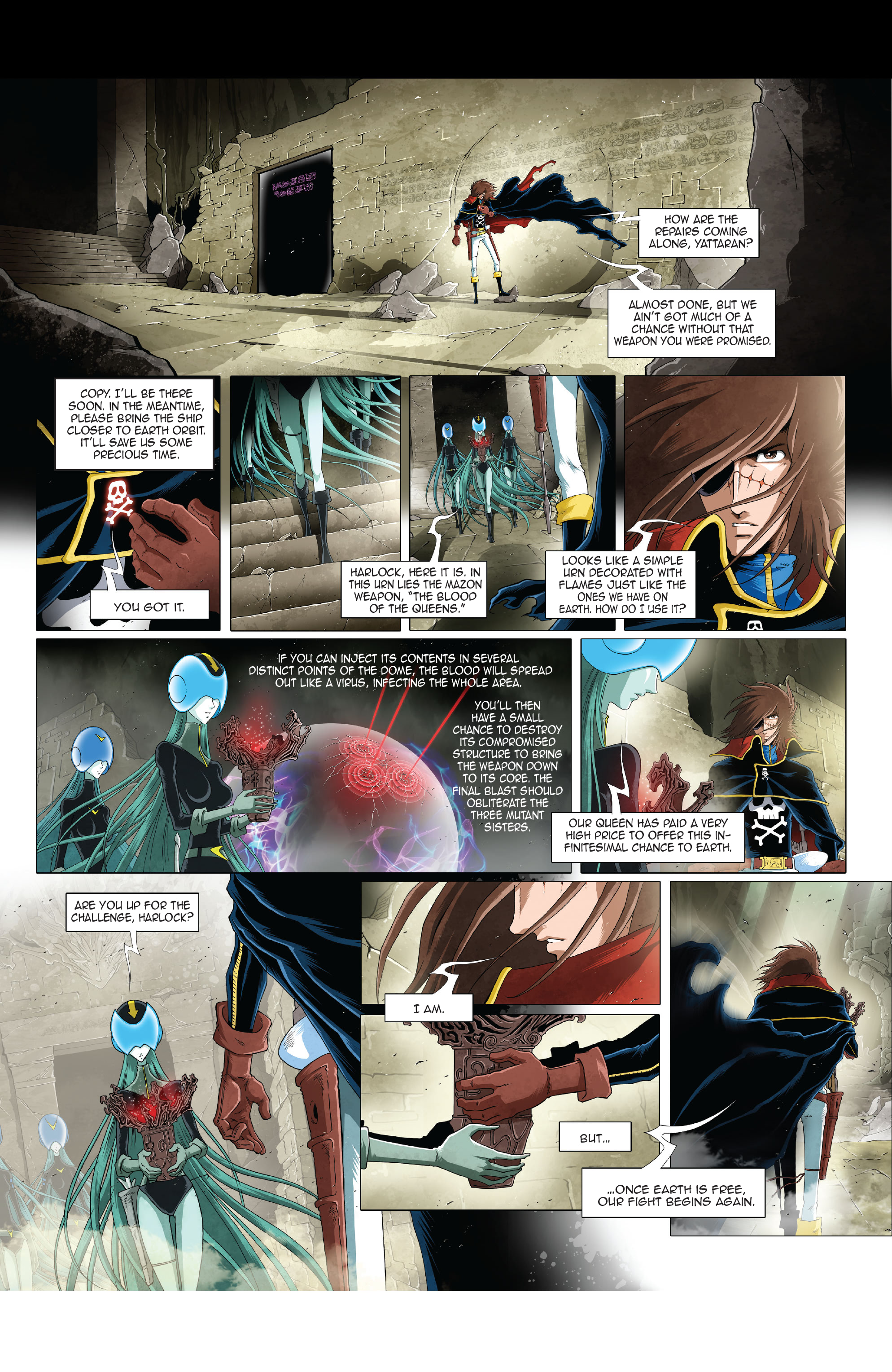 Read online Space Pirate Captain Harlock comic -  Issue #5 - 21