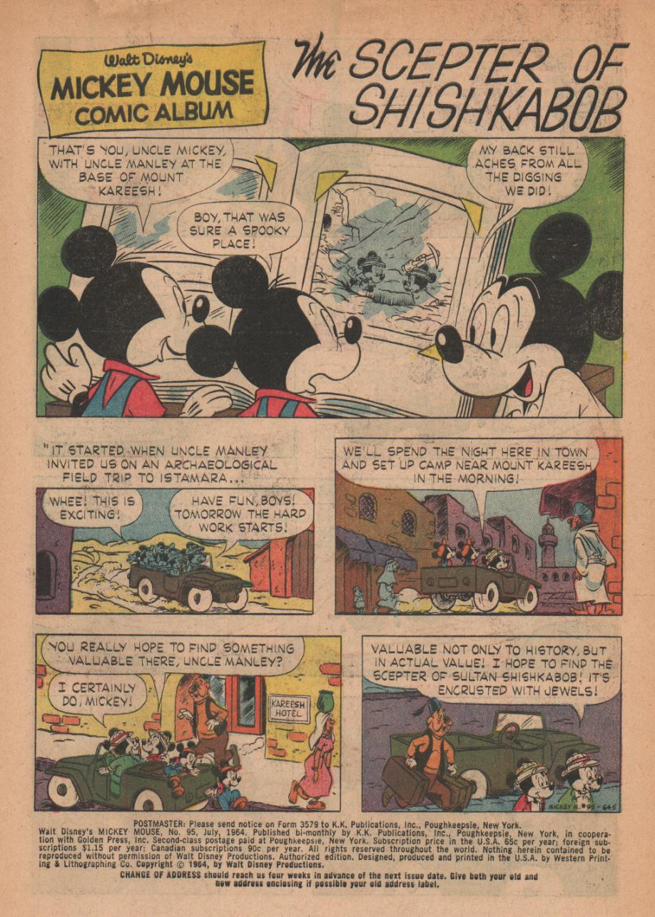 Read online Walt Disney's Mickey Mouse comic -  Issue #95 - 3