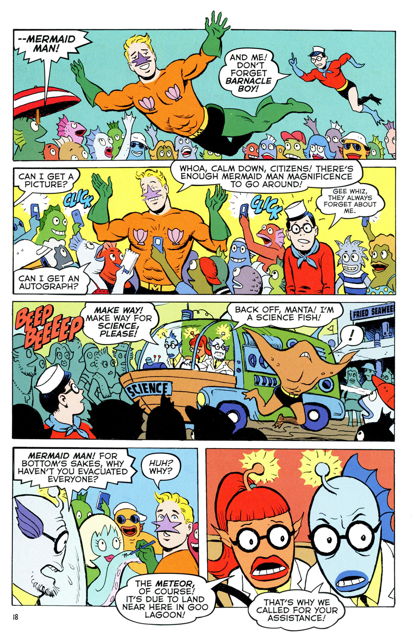 Read online Spongebob Freestyle Funnies comic -  Issue # FCBD 2016 - 19