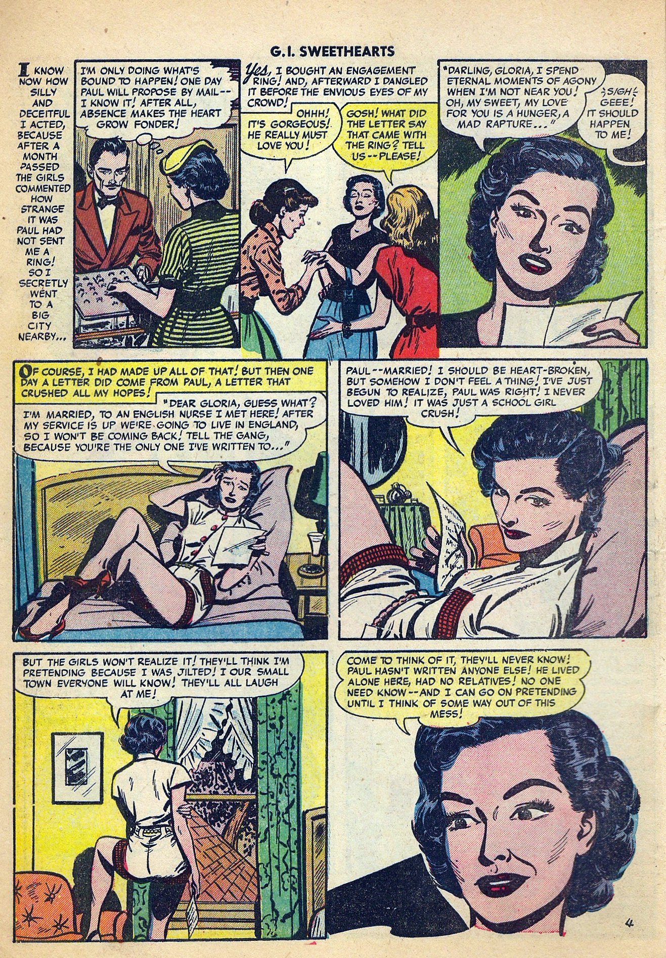 Read online G.I. Sweethearts comic -  Issue #32 - 6
