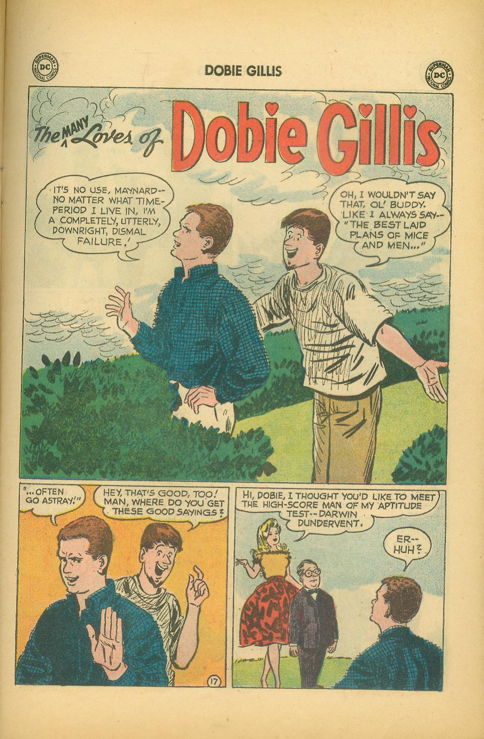 Read online Many Loves of Dobie Gillis comic -  Issue #6 - 23