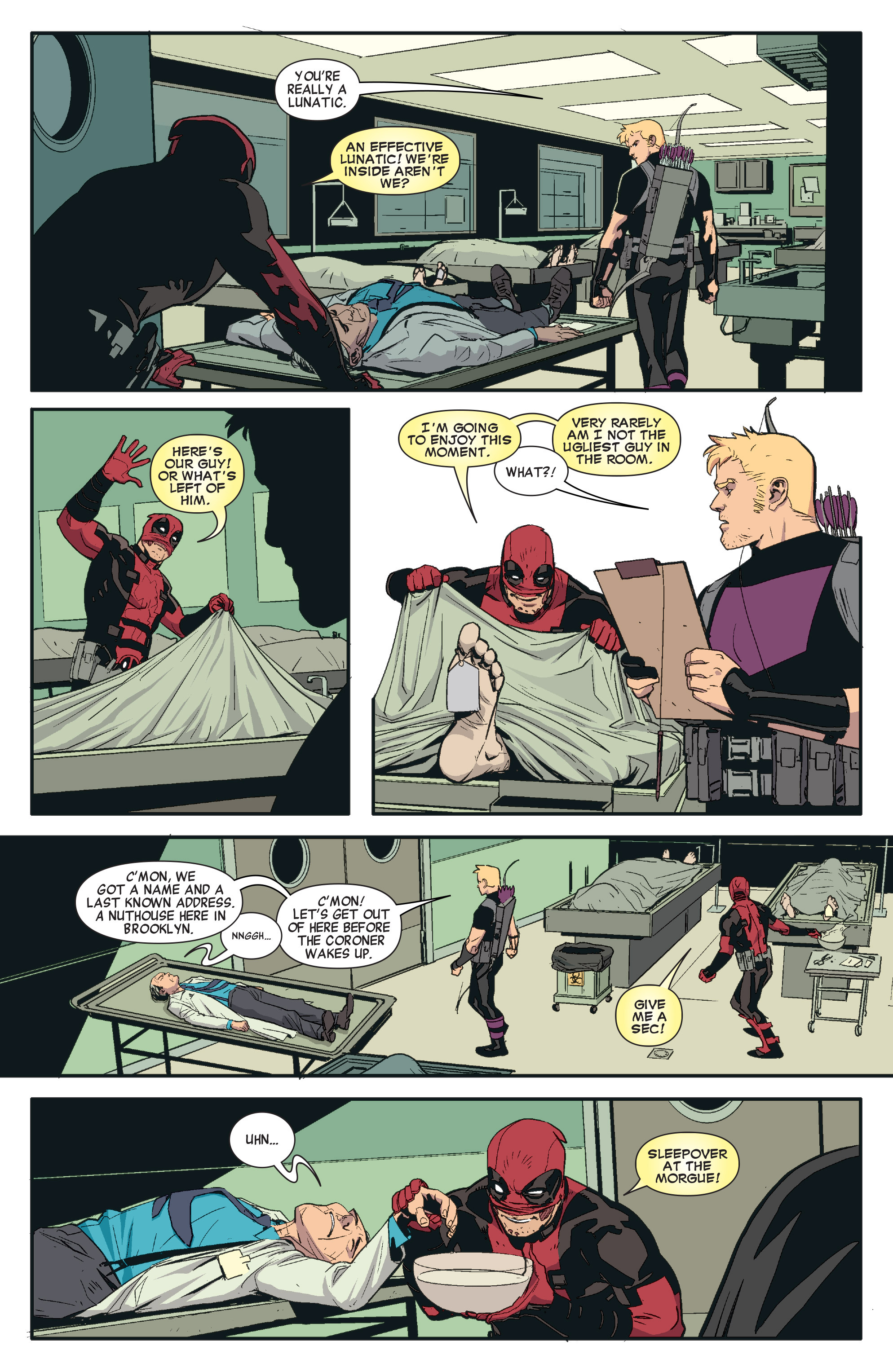 Read online Hawkeye vs. Deadpool comic -  Issue #1 - 12