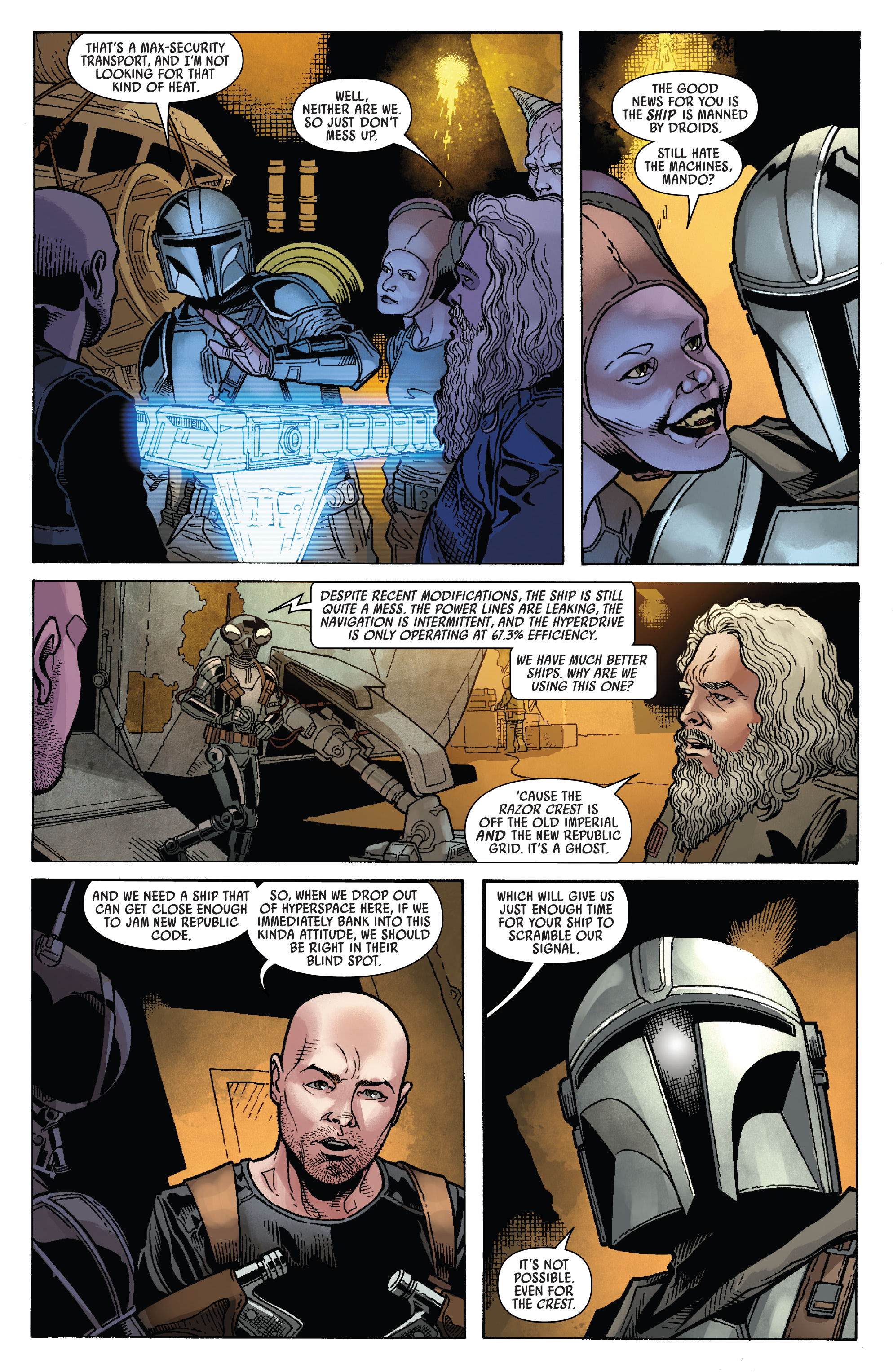 Read online Star Wars: The Mandalorian comic -  Issue #6 - 9