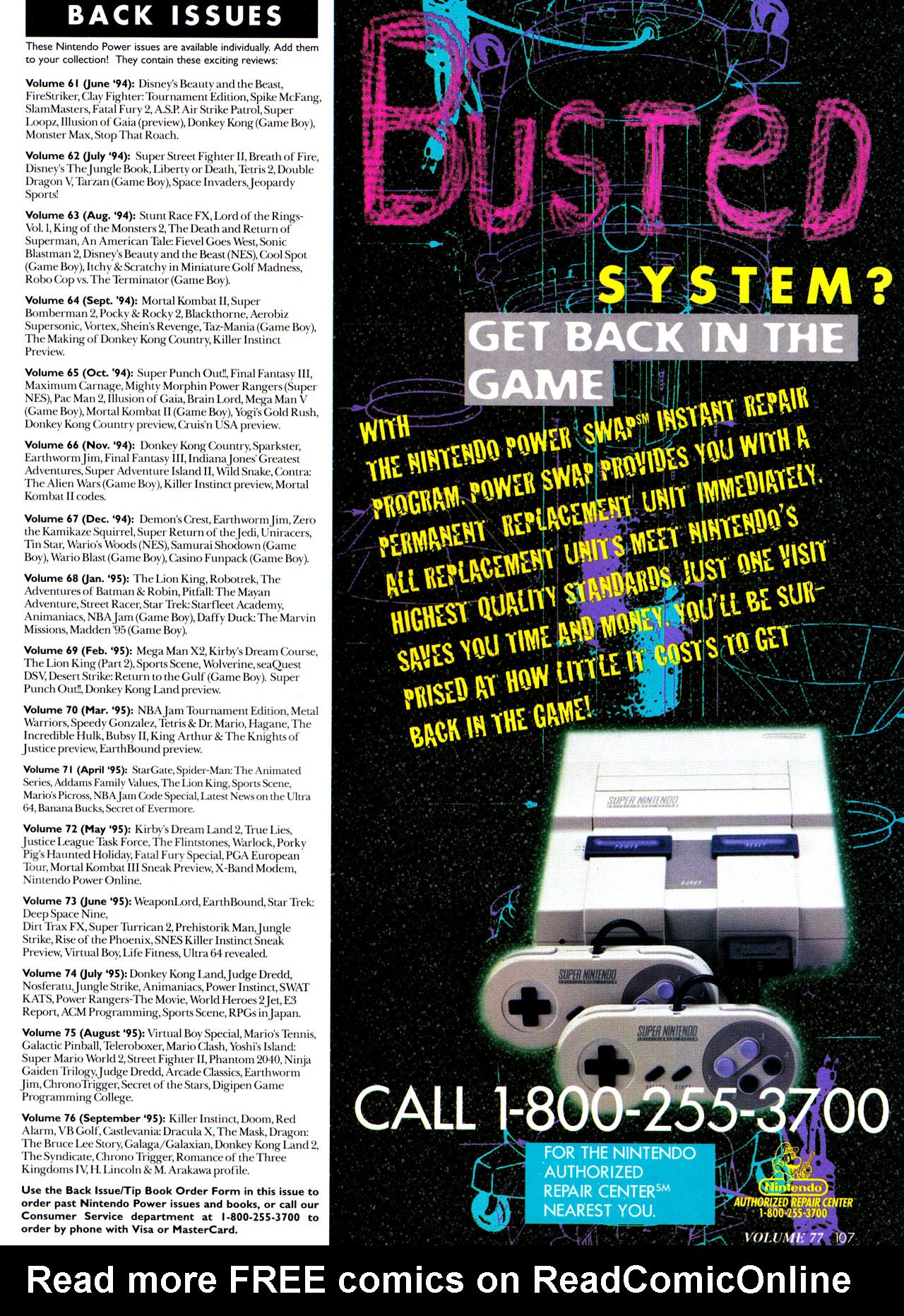 Read online Nintendo Power comic -  Issue #77 - 116