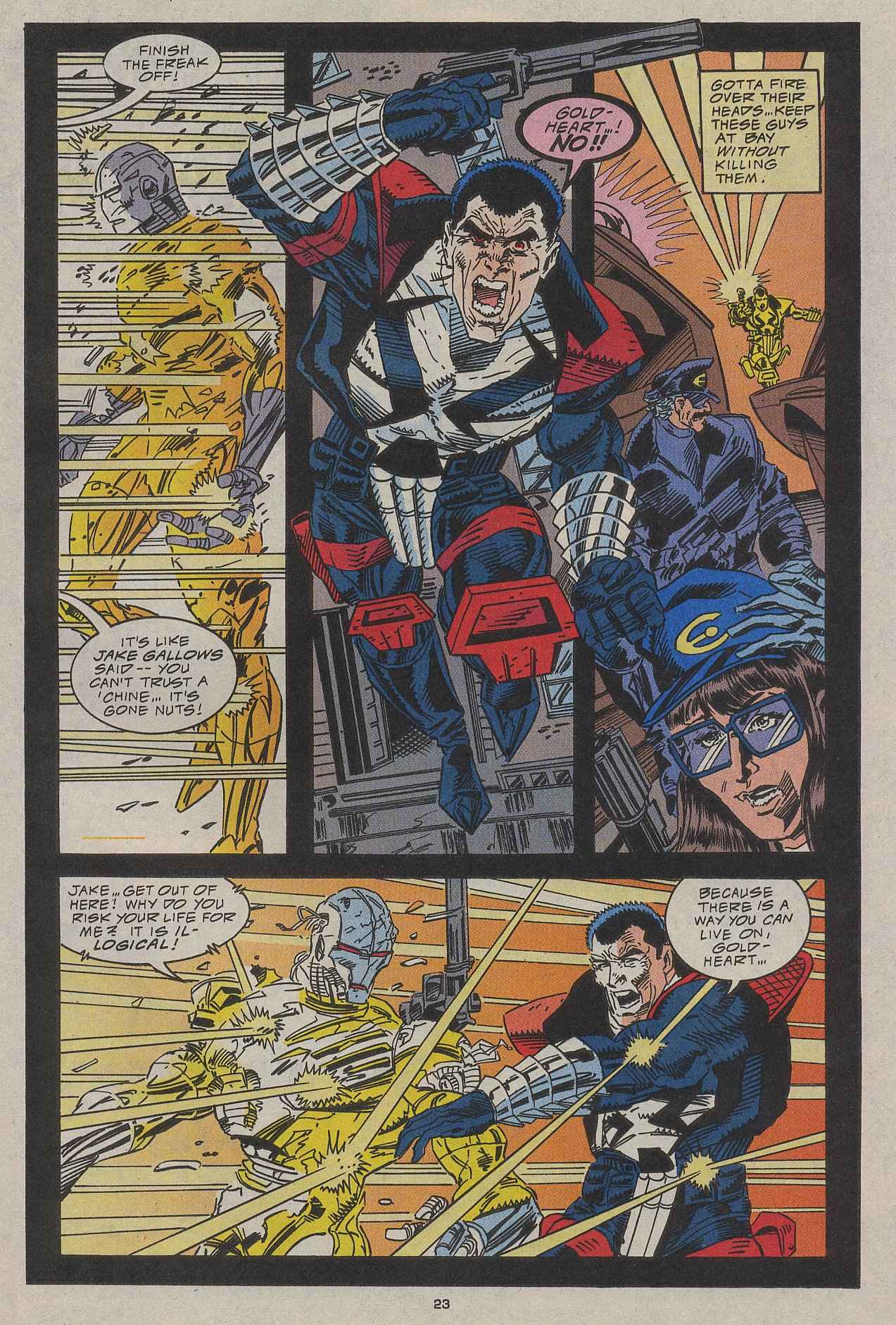 Read online Punisher 2099 comic -  Issue #19 - 20