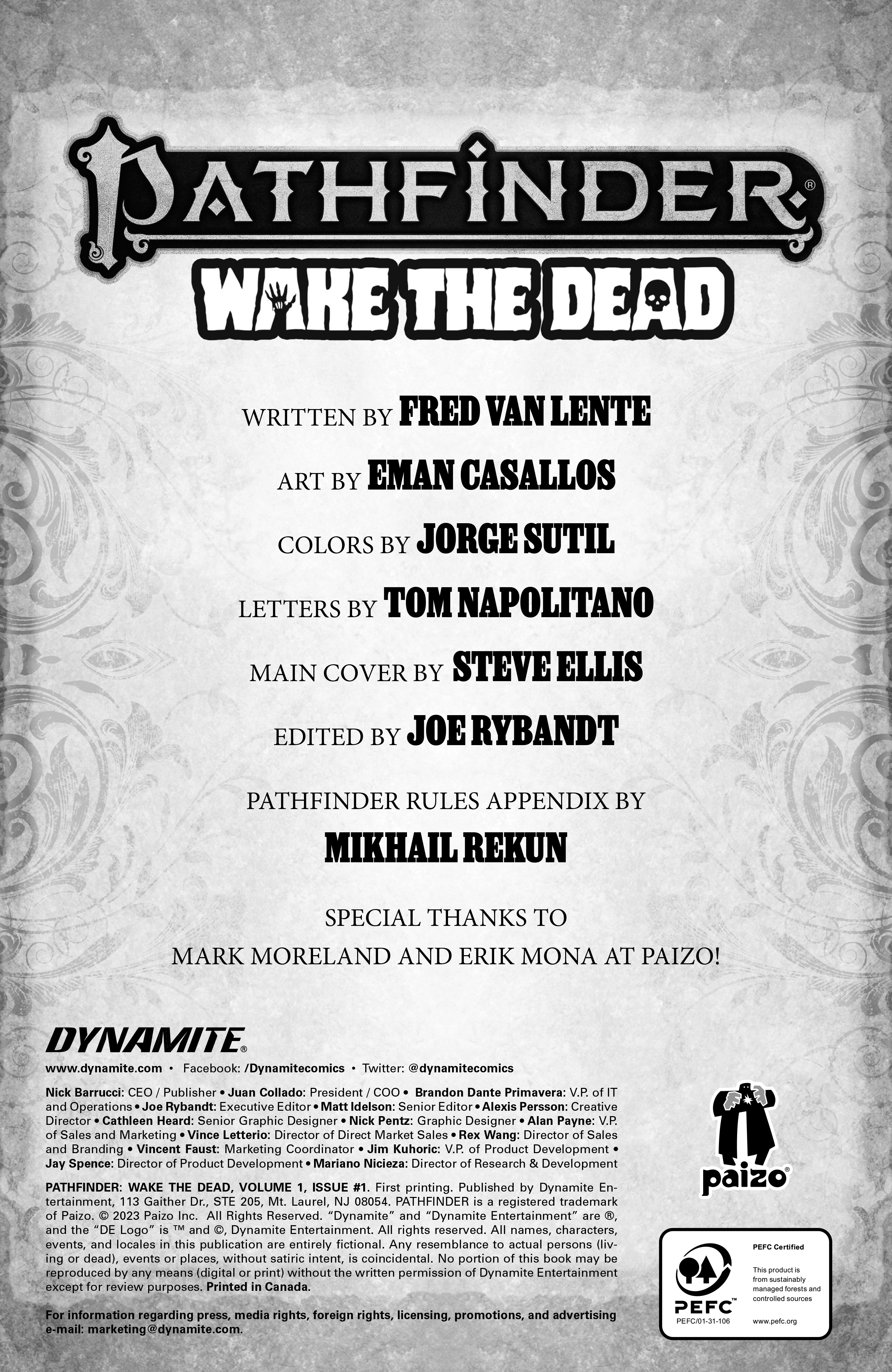 Read online Pathfinder: Wake the Dead comic -  Issue #1 - 4