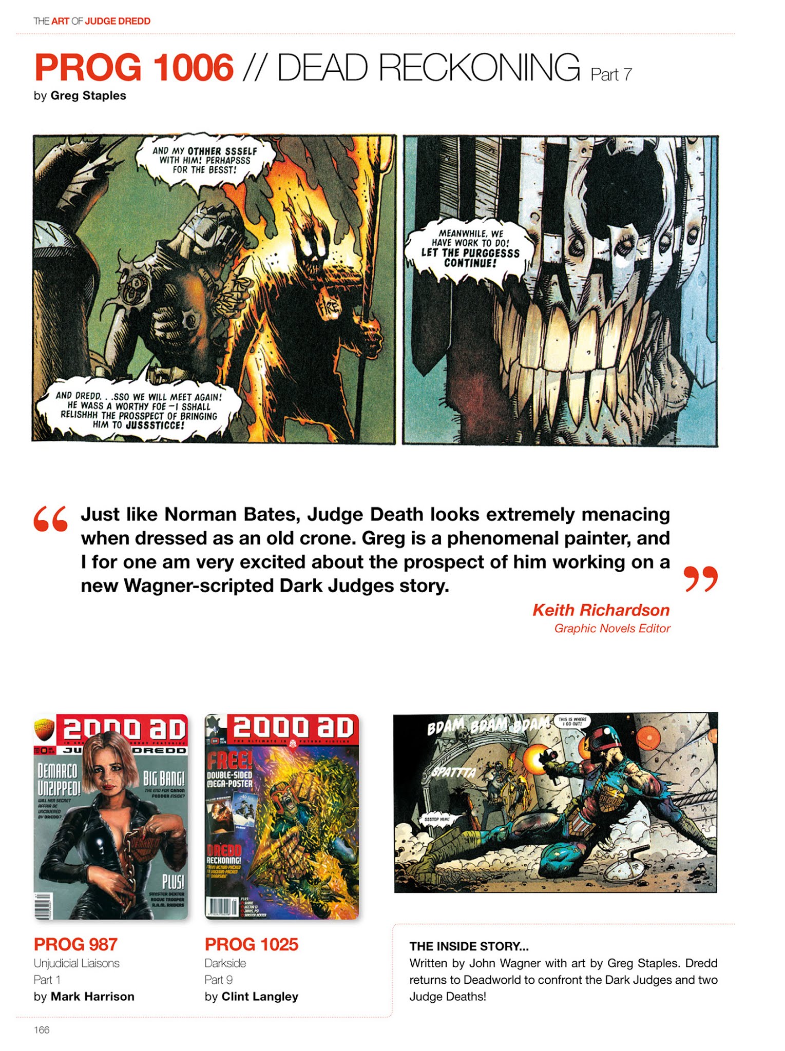 Read online The Art of Judge Dredd: Featuring 35 Years of Zarjaz Covers comic -  Issue # TPB (Part 2) - 75