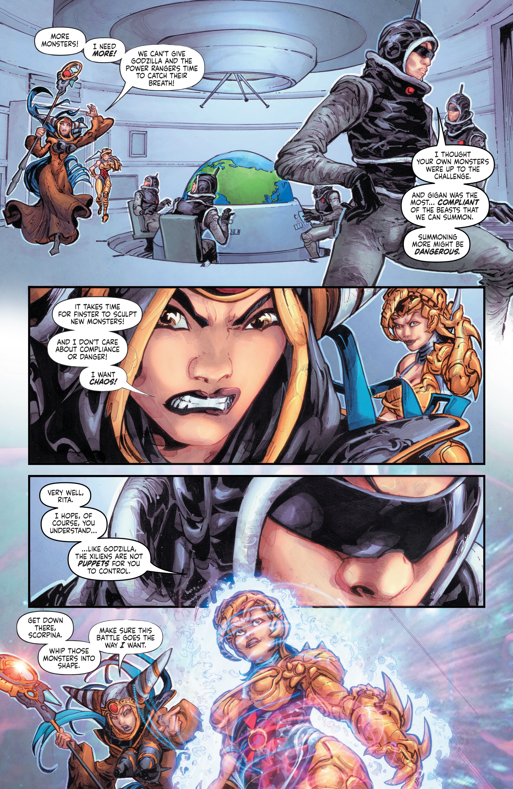 Read online Godzilla vs. The Mighty Morphin Power Rangers comic -  Issue #3 - 18