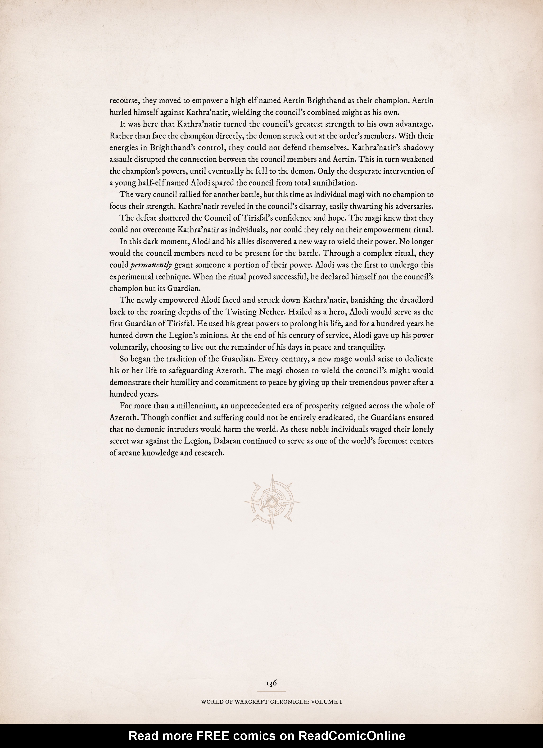 Read online World of Warcraft Chronicle Vol. 1 comic -  Issue # Full - 130
