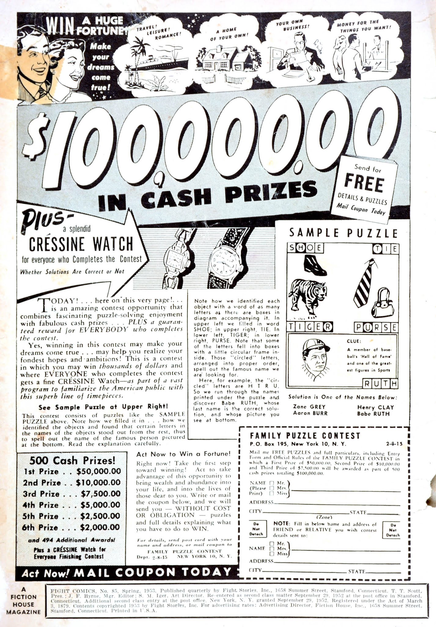 Read online Fight Comics comic -  Issue #85 - 2