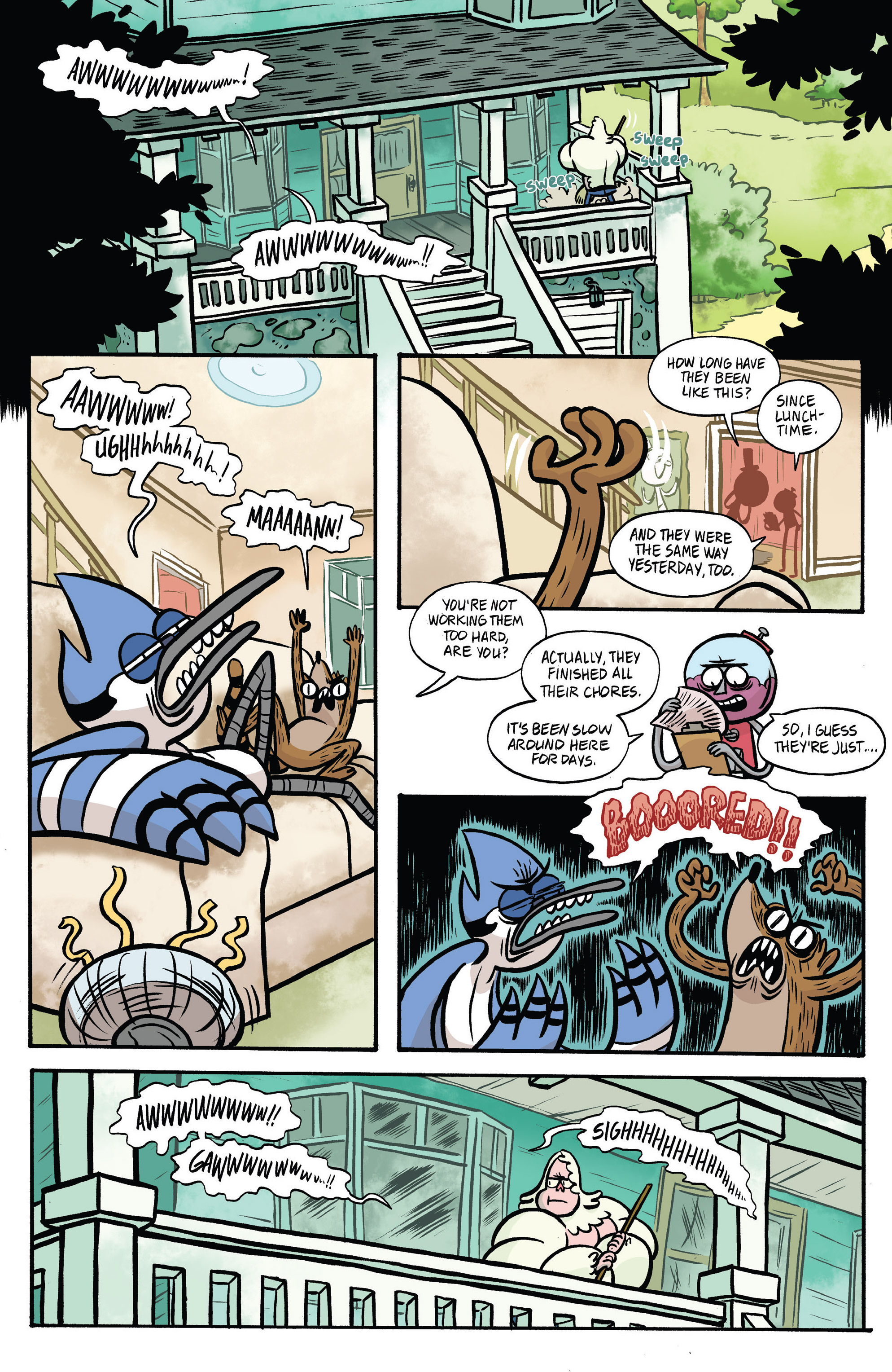 Read online Regular Show: Skips comic -  Issue #1 - 7