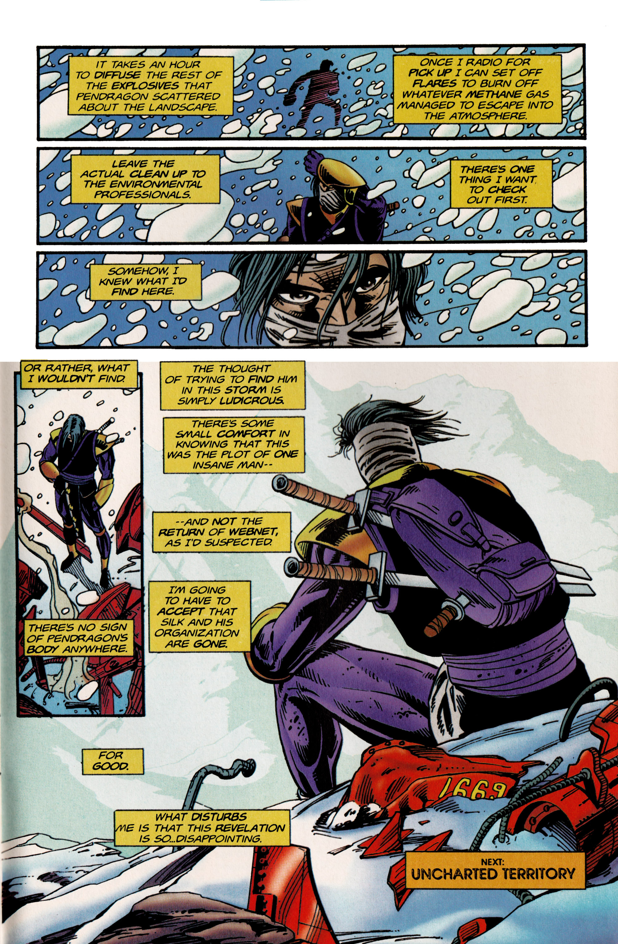 Read online Ninjak (1994) comic -  Issue #22 - 23