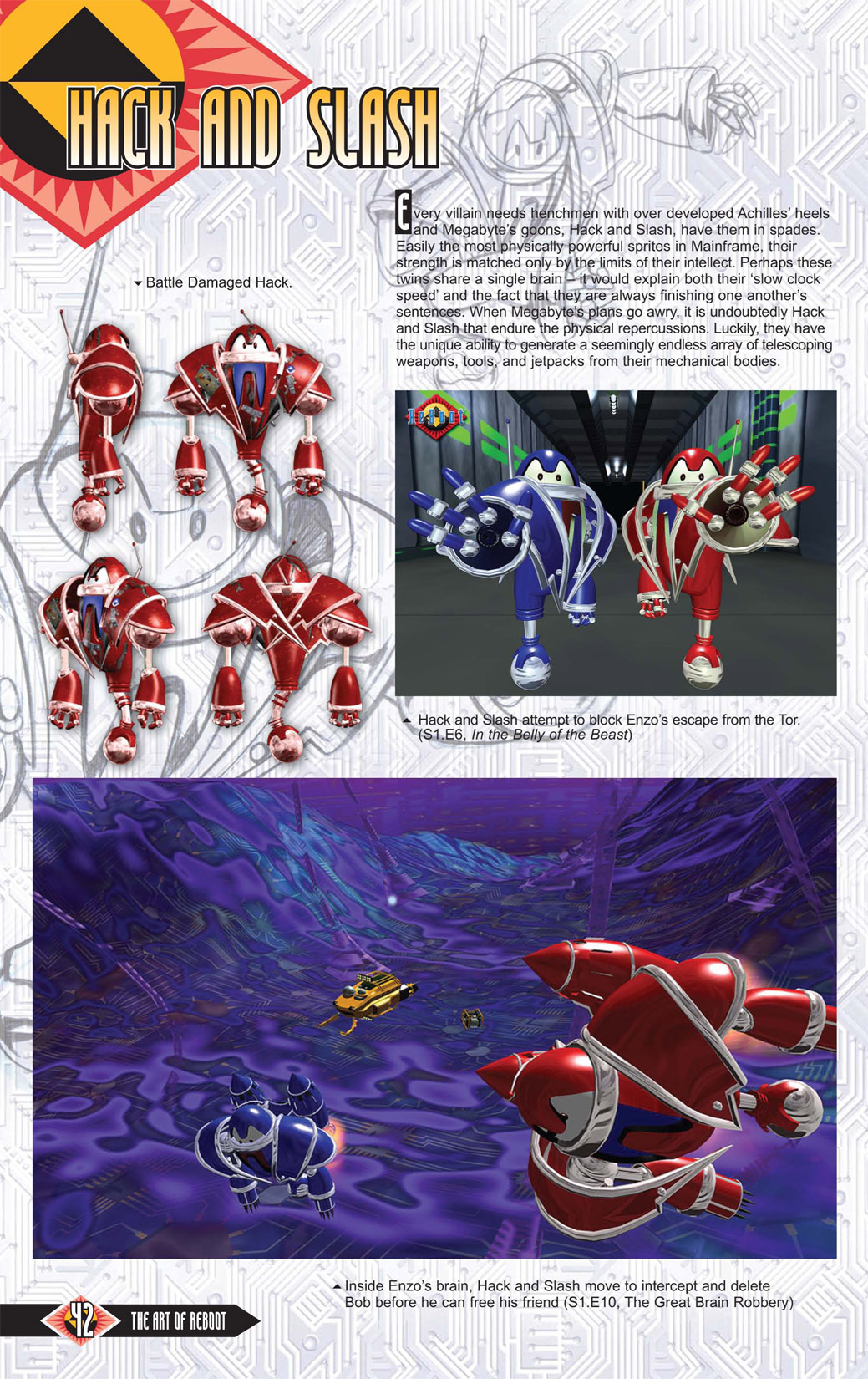 Read online The Art of Reboot comic -  Issue # TPB - 41