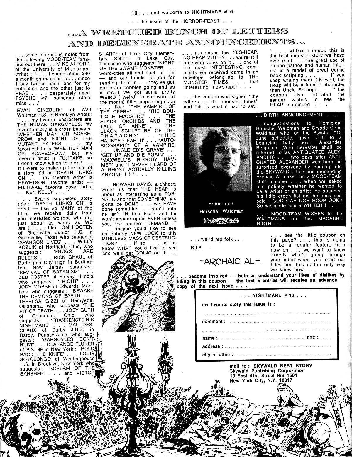 Read online Nightmare (1970) comic -  Issue #16 - 37