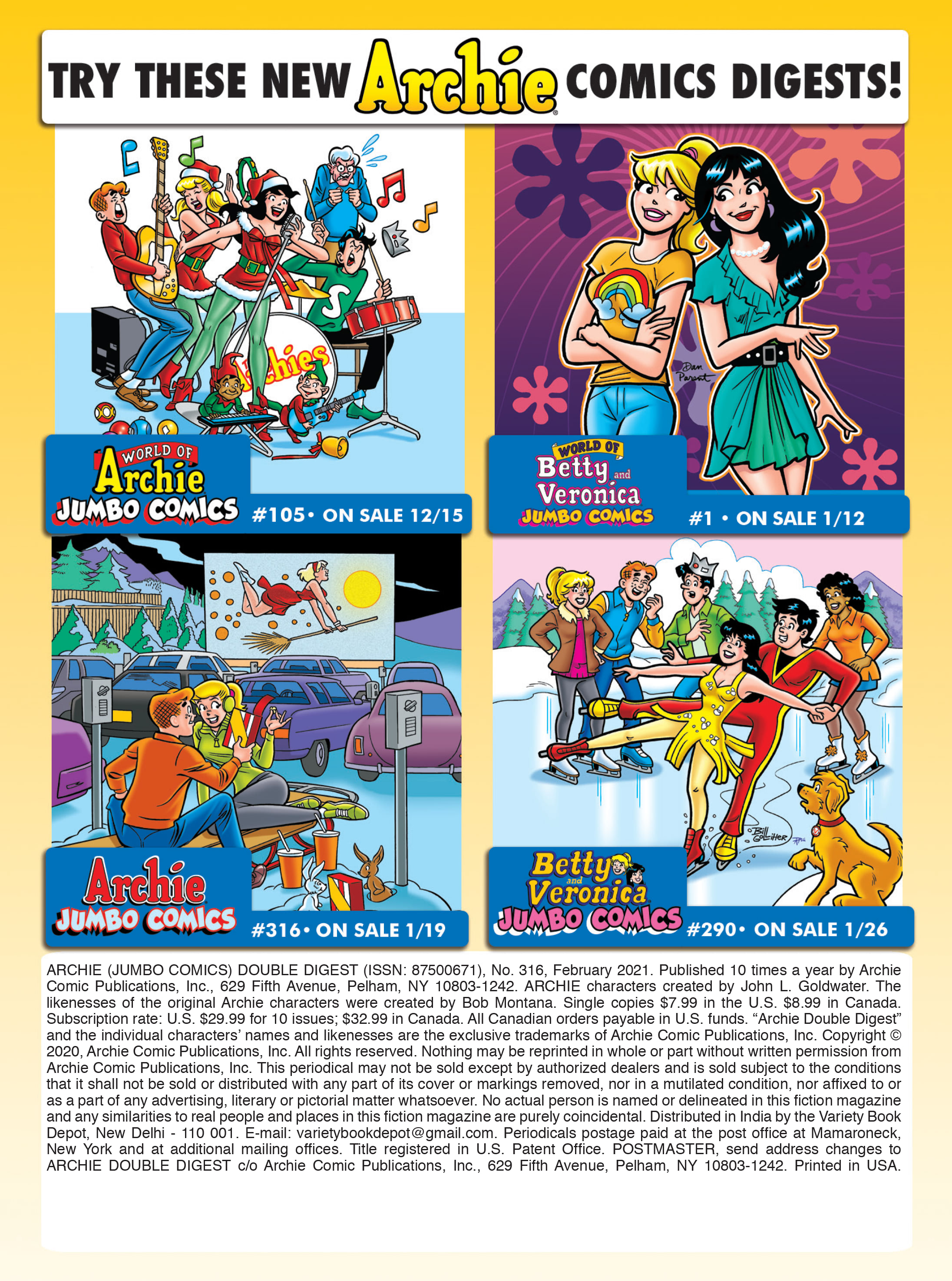 Read online Archie's Double Digest Magazine comic -  Issue #316 - 179