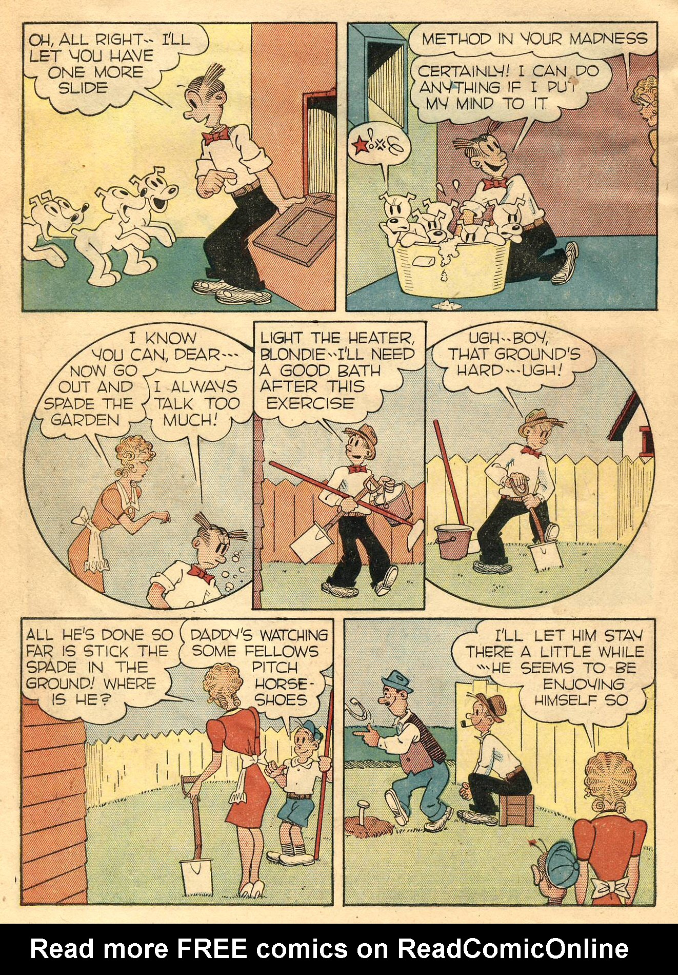 Read online Blondie Comics (1947) comic -  Issue #1 - 8