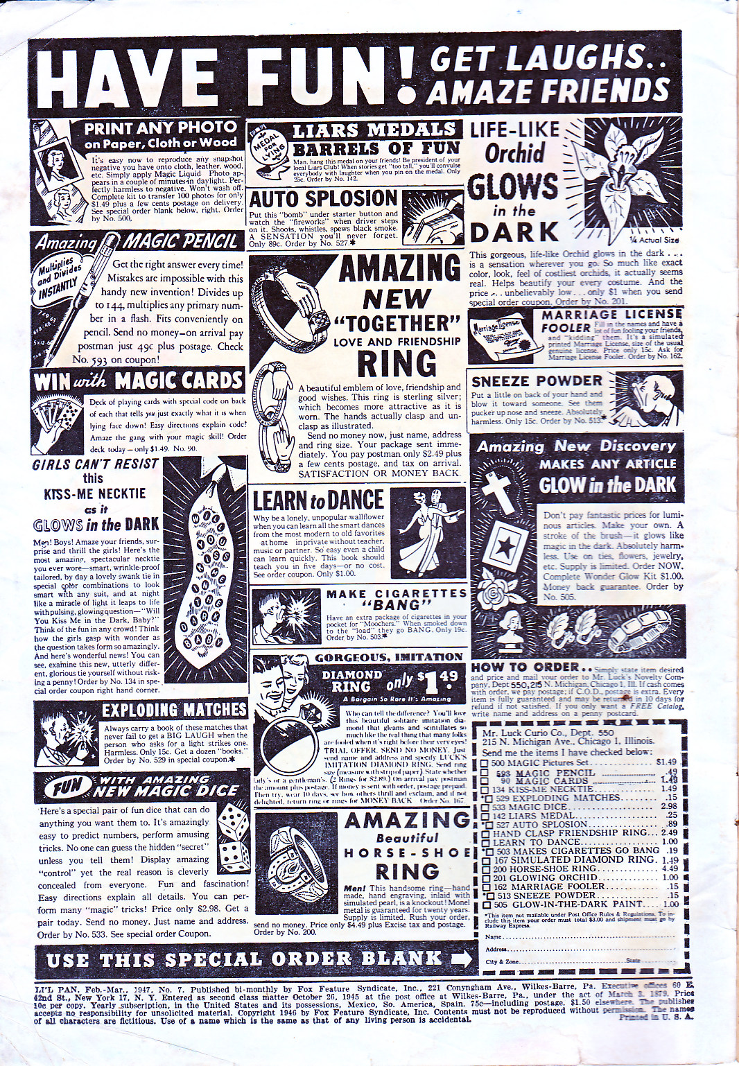 Read online Li'l Pan comic -  Issue #7 - 2