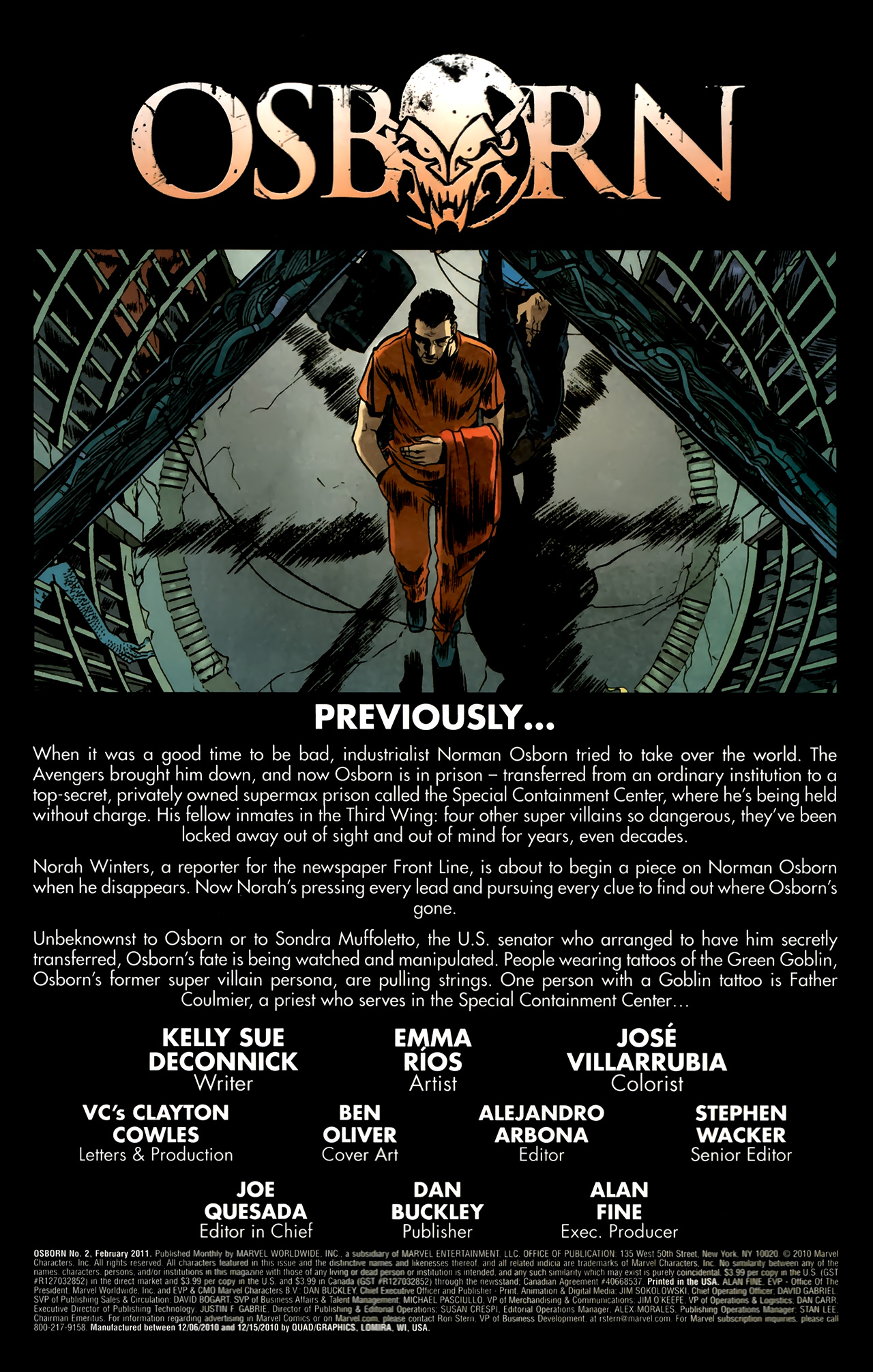 Read online Osborn comic -  Issue #2 - 2