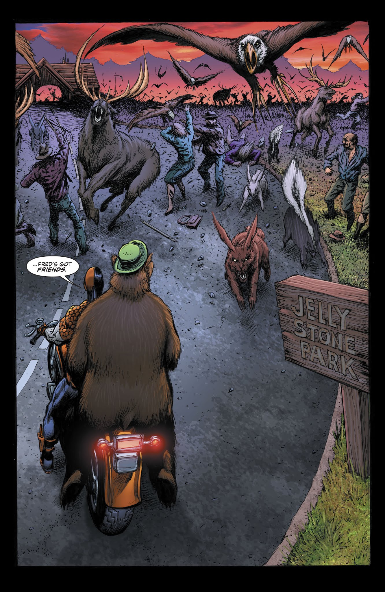Read online Deathstroke/Yogi Bear Special comic -  Issue # Full - 19
