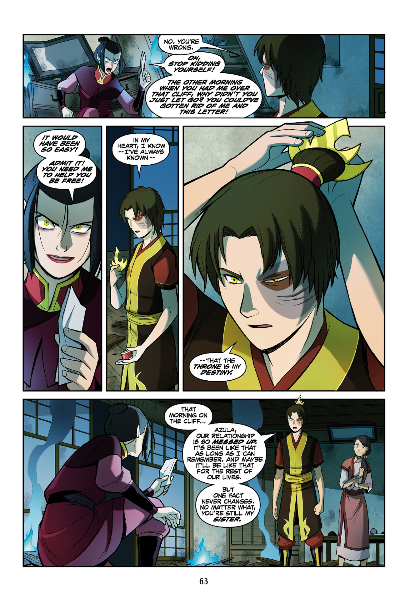 Read online Nickelodeon Avatar: The Last Airbender - The Search comic -  Issue # Part 3 - 64