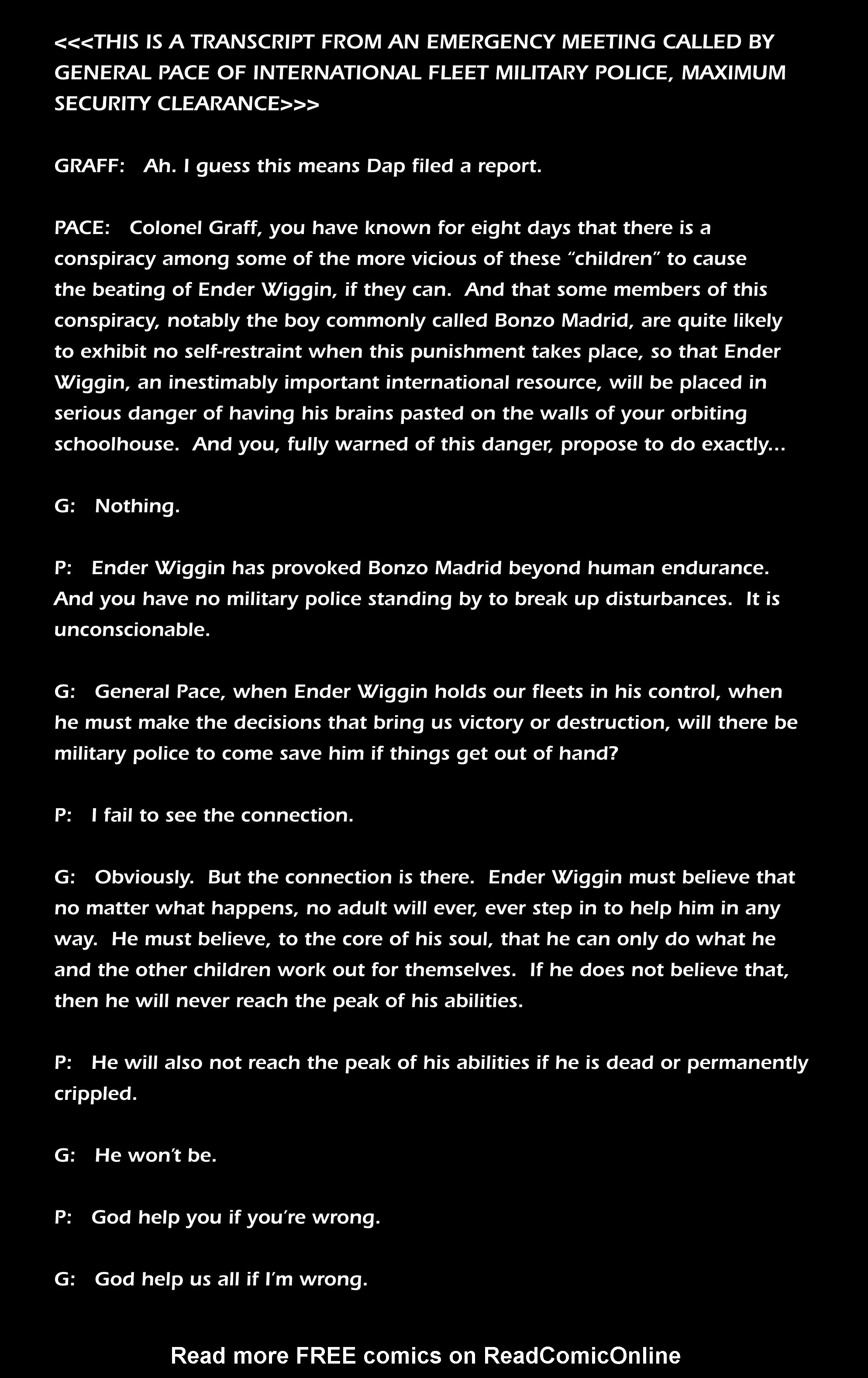 Read online Ender's Game: Command School comic -  Issue #3 - 3