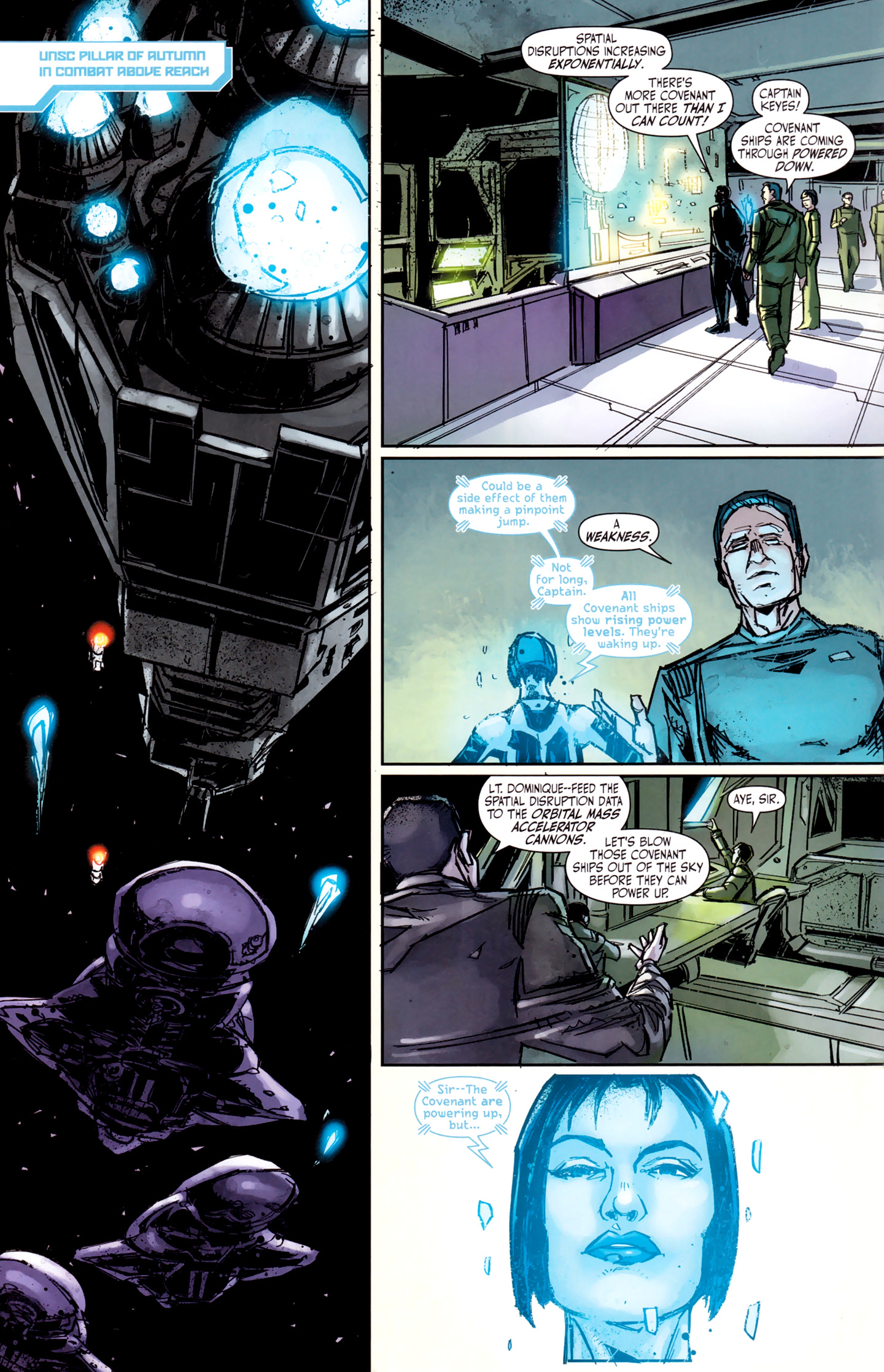 Read online Halo: Fall Of Reach - Invasion comic -  Issue #3 - 14