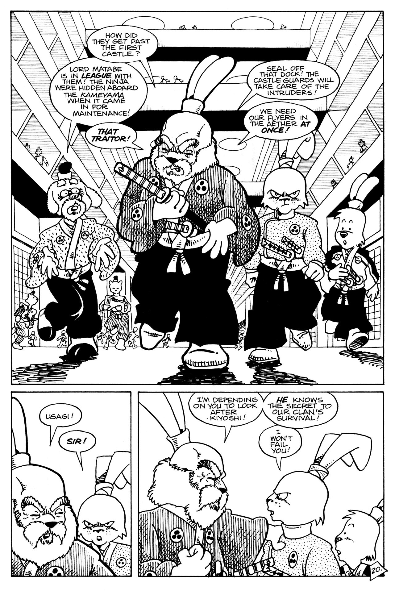 Read online Space Usagi (1992) comic -  Issue #1 - 21