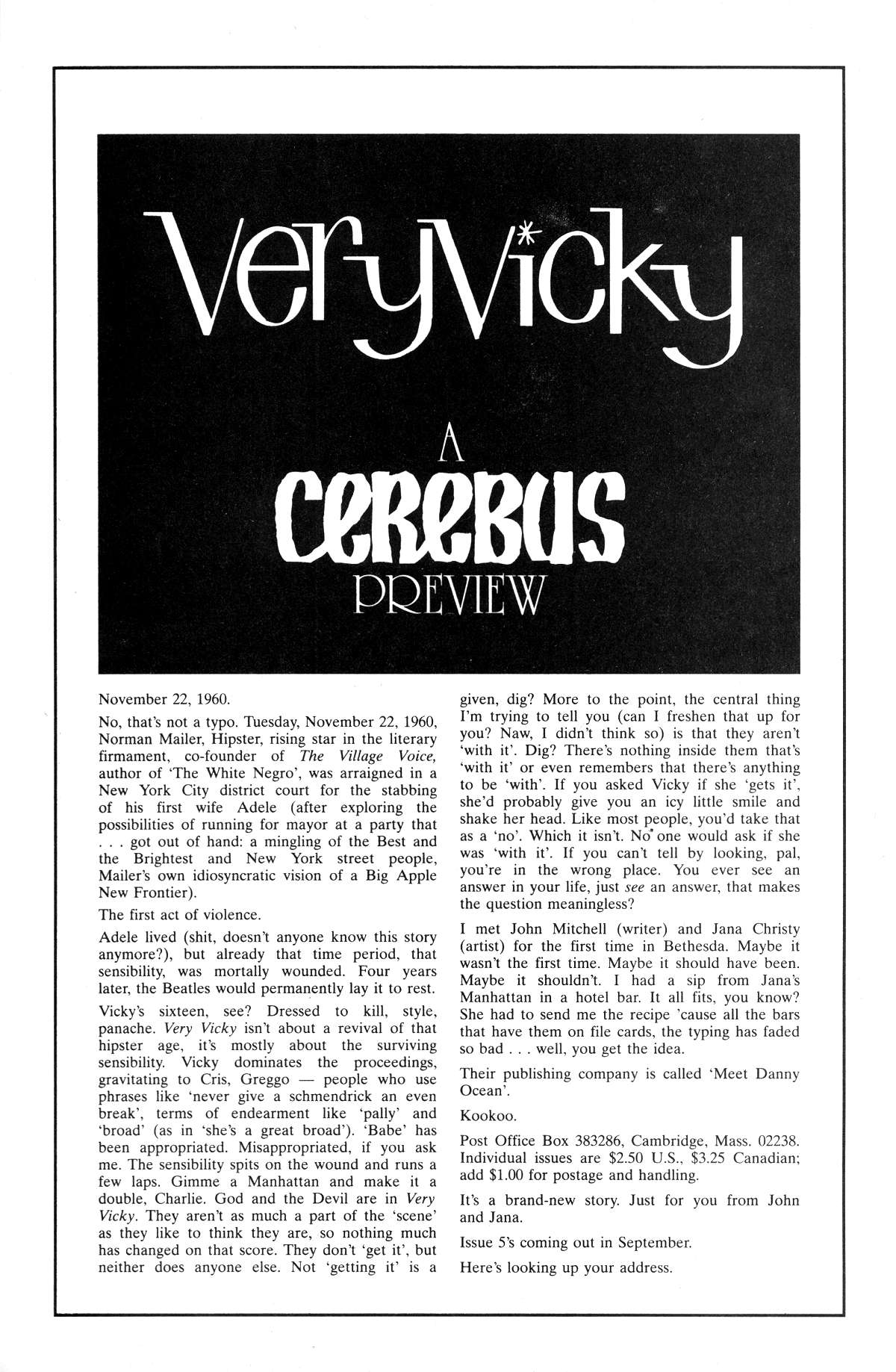 Cerebus Issue #187 #186 - English 30