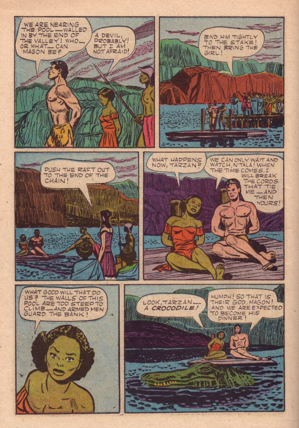 Read online Tarzan (1948) comic -  Issue #25 - 22