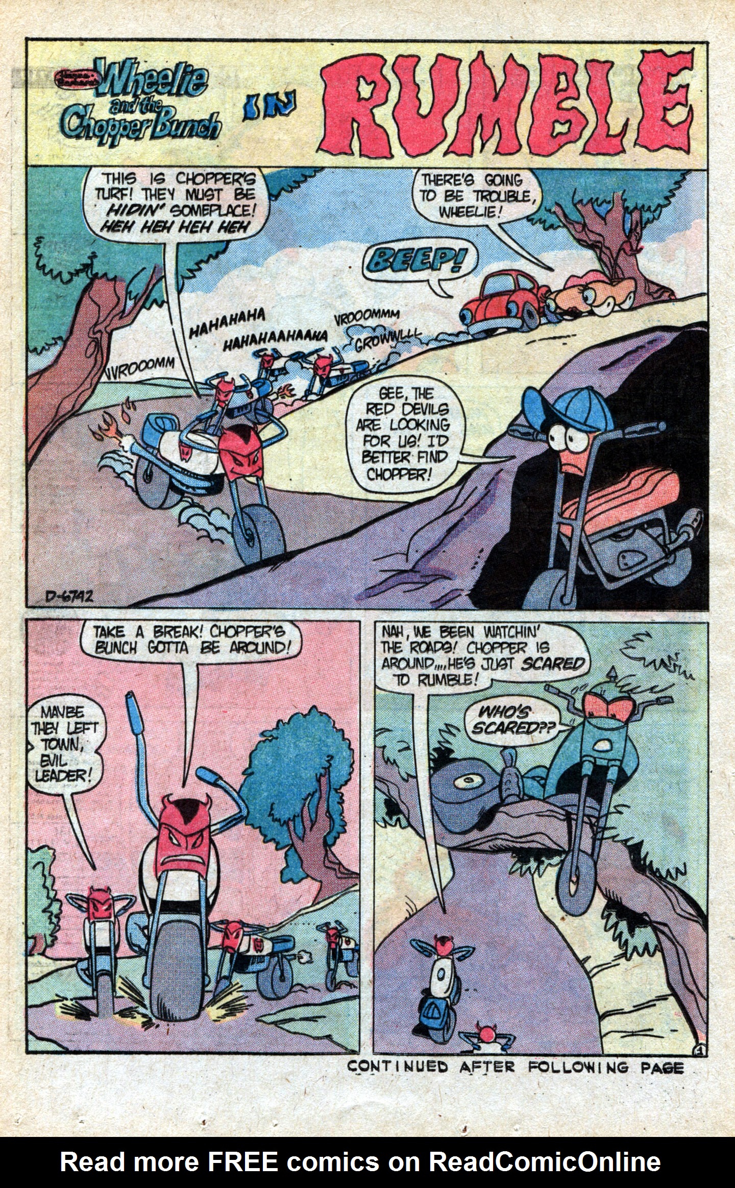 Read online Wheelie and the Chopper Bunch comic -  Issue #1 - 16