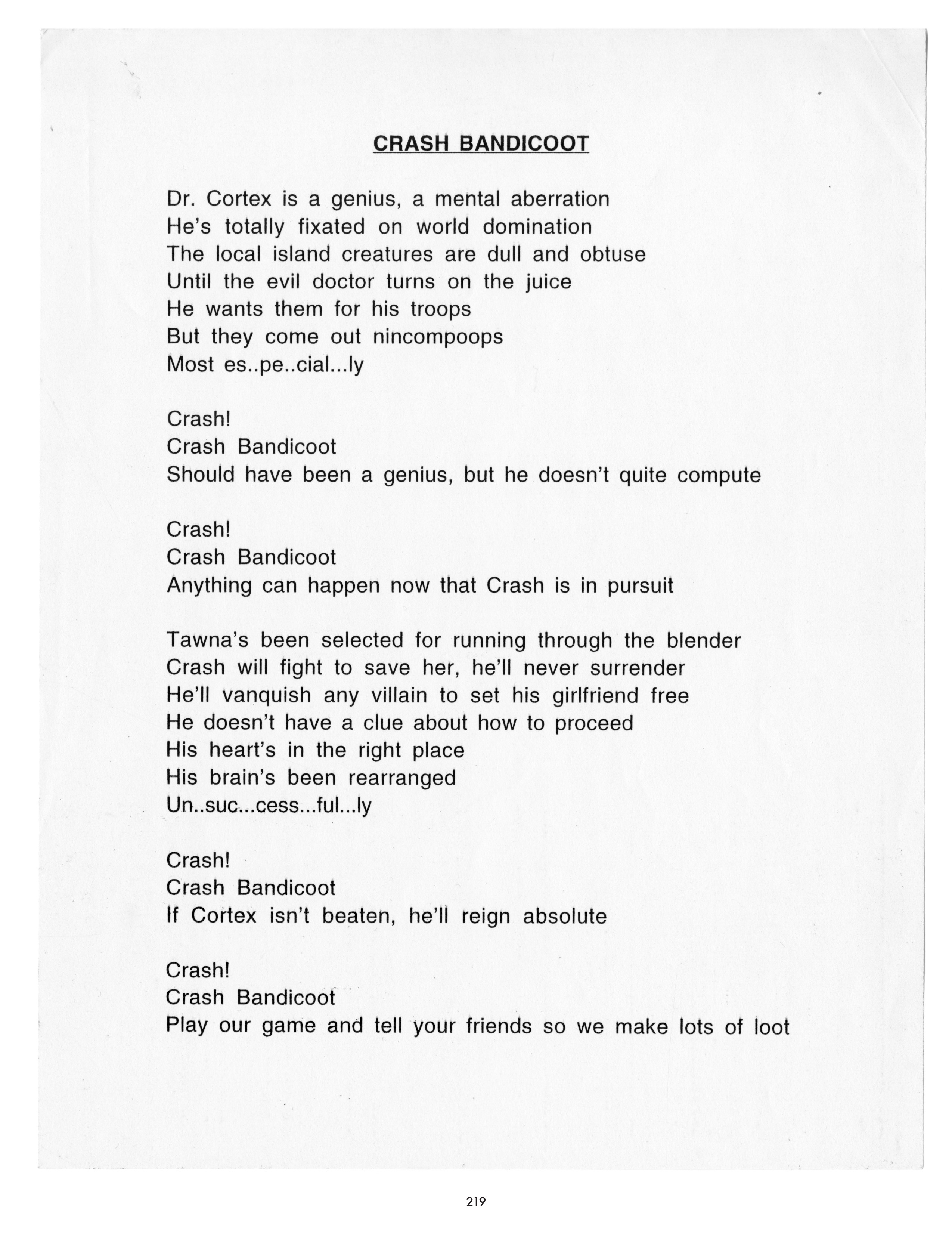 Read online The Crash Bandicoot Files: How Willy the Wombat Sparked Marsupial Mania comic -  Issue # TPB (Part 2) - 84