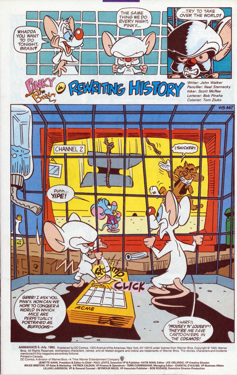 Read online Animaniacs comic -  Issue #3 - 3