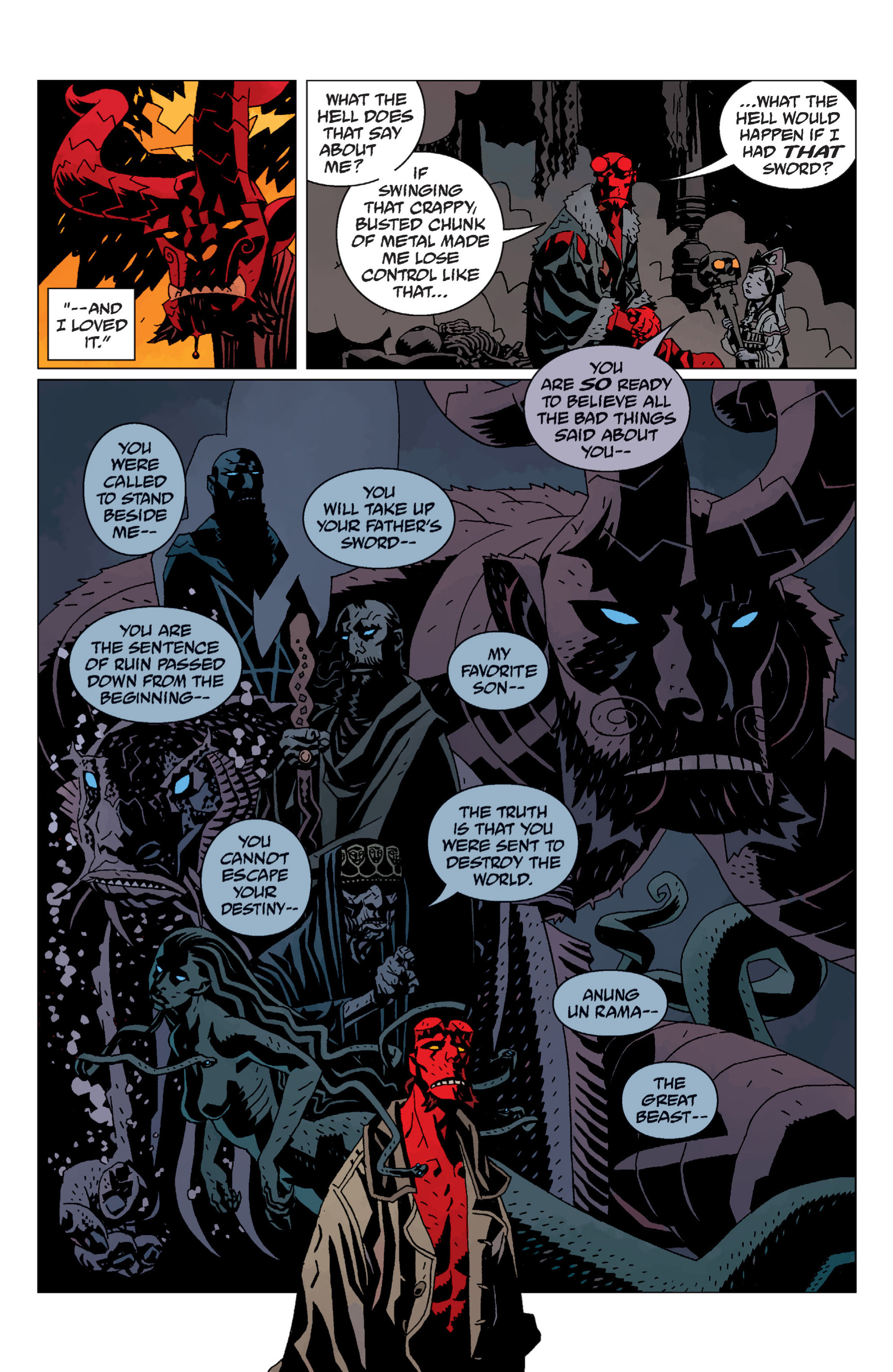 Read online Hellboy comic -  Issue #9 - 160