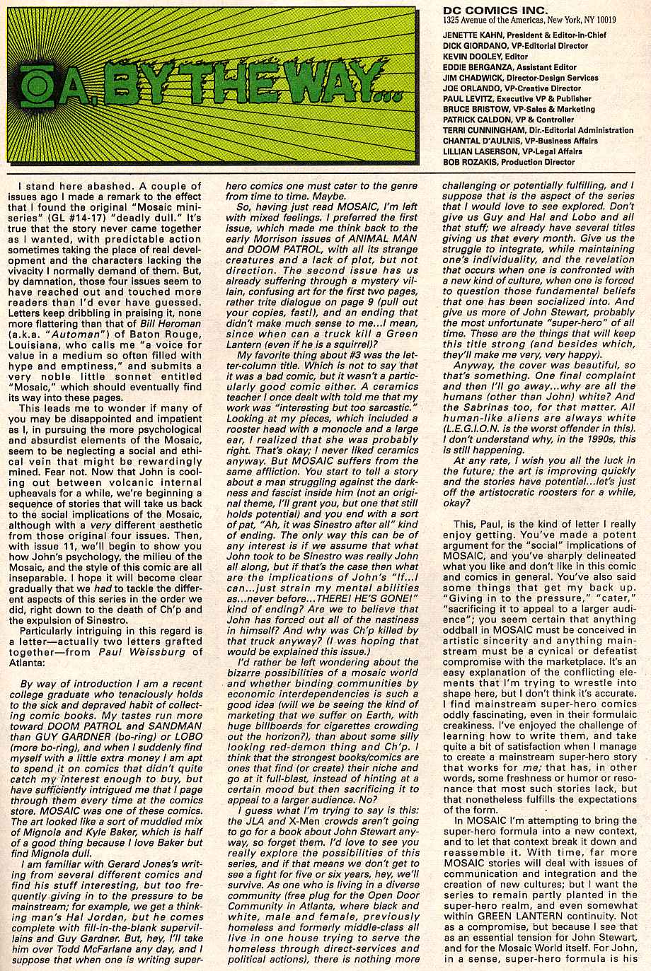 Read online Green Lantern: Mosaic comic -  Issue #7 - 24