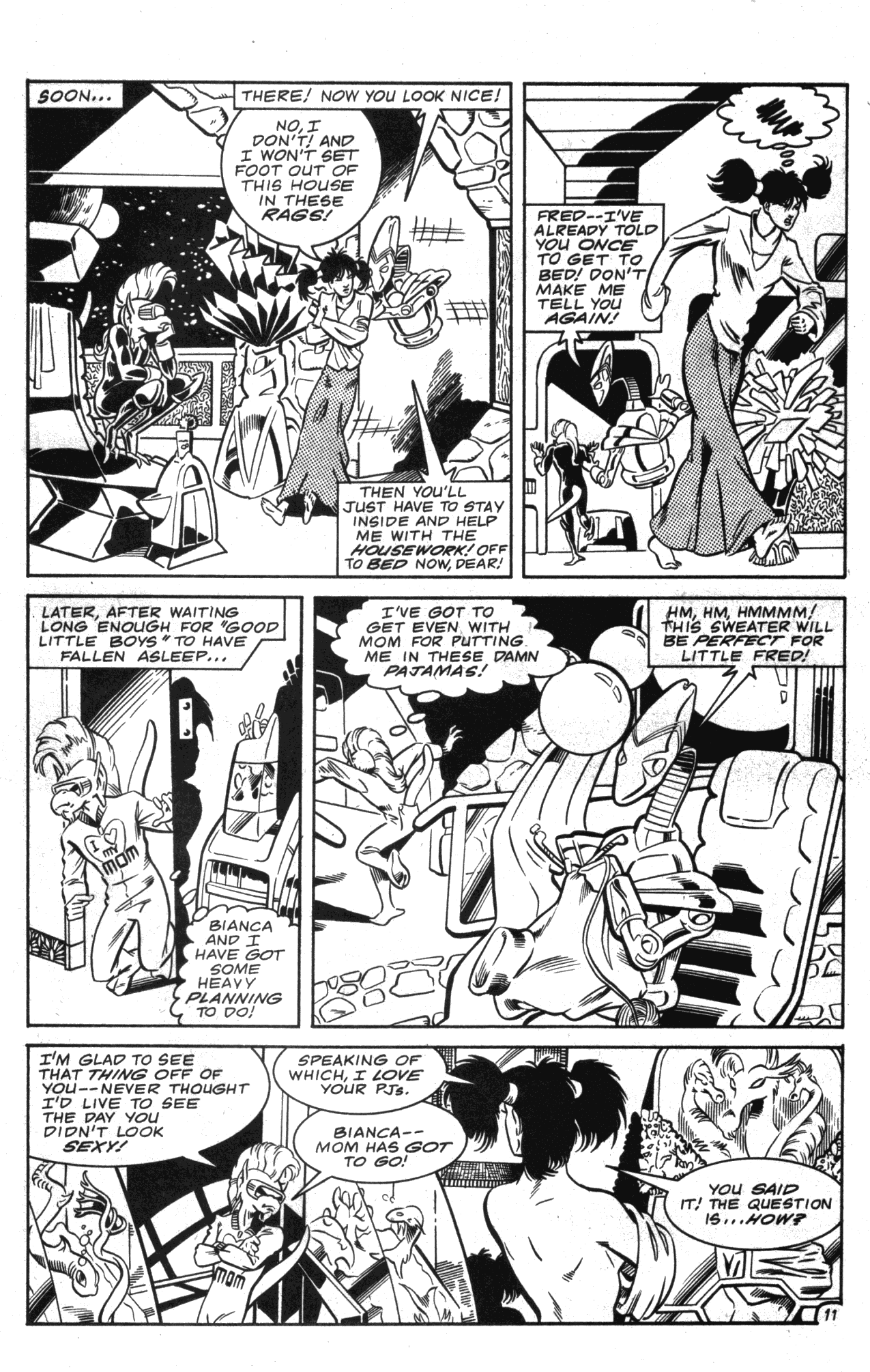 Read online Aristocratic Xtraterrestrial Time-Traveling Thieves comic -  Issue #3 - 13